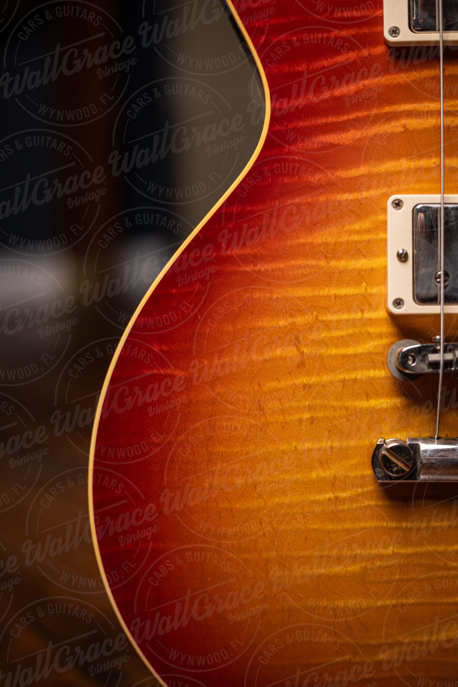 Gibson Custom Shop 1960 Les Paul Reissue Electric Guitar - VOS Washed Cherry Burst