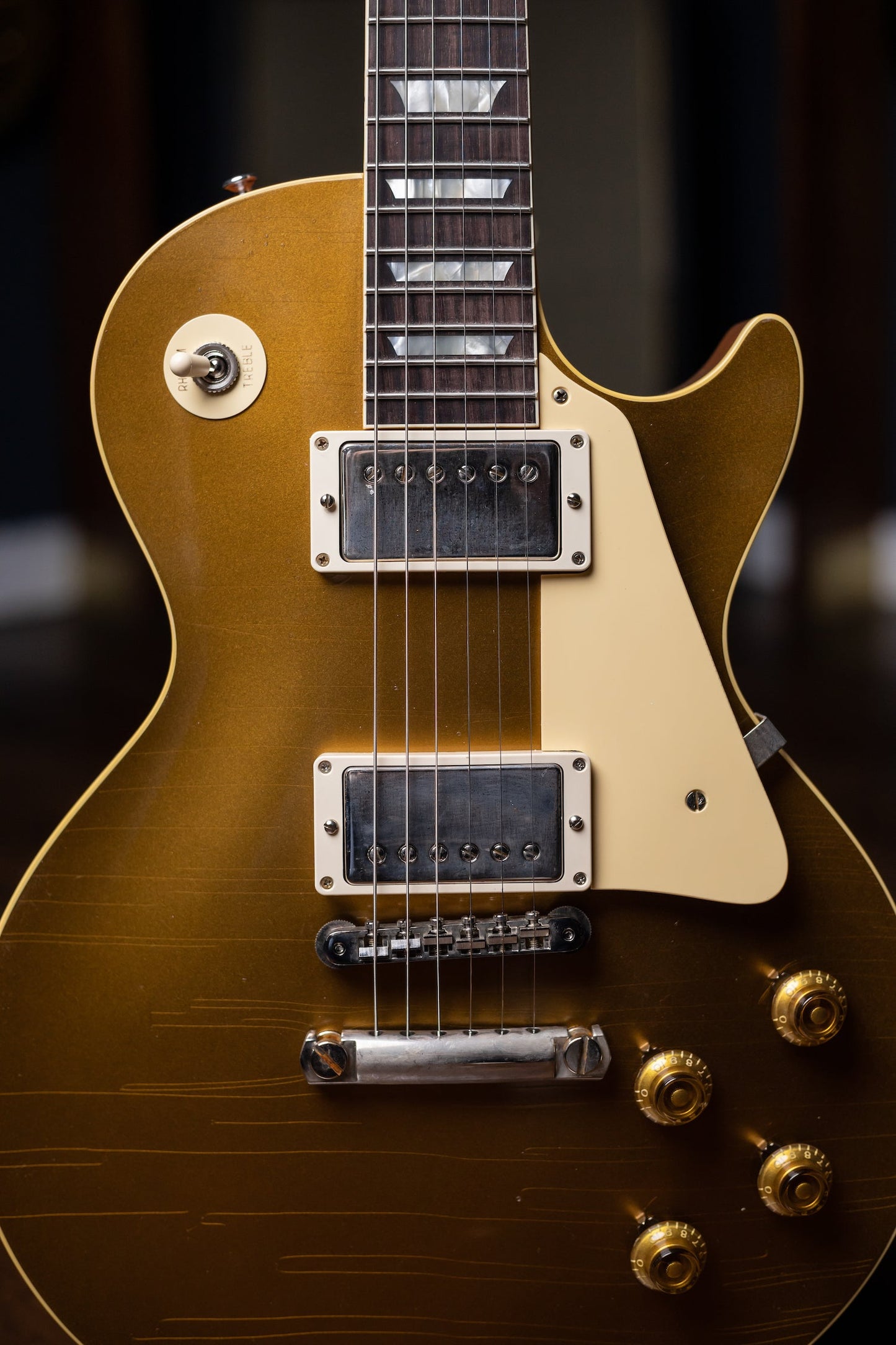 Gibson Custom Shop Murphy Lab 1957 Les Paul Standard Reissue Ultra Light Aged Electric Guitar - Double Gold