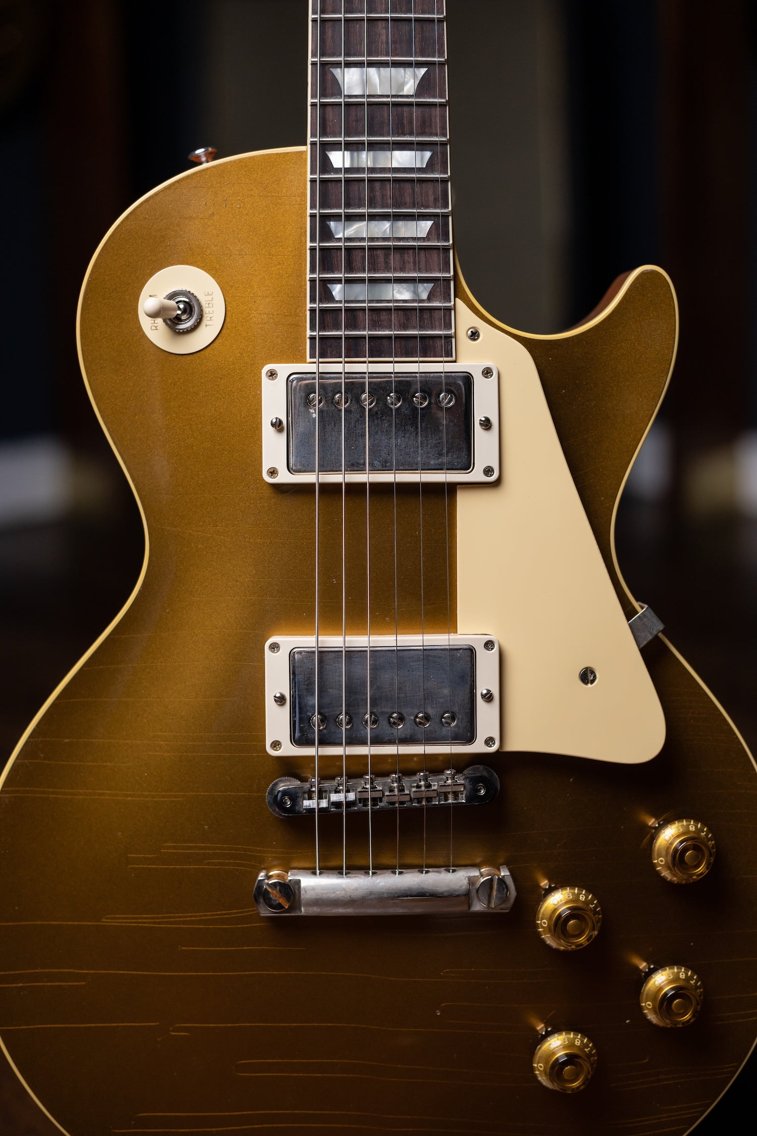 Gibson Custom Shop Murphy Lab 1957 Les Paul Standard Reissue Ultra Light Aged Electric Guitar - Double Gold