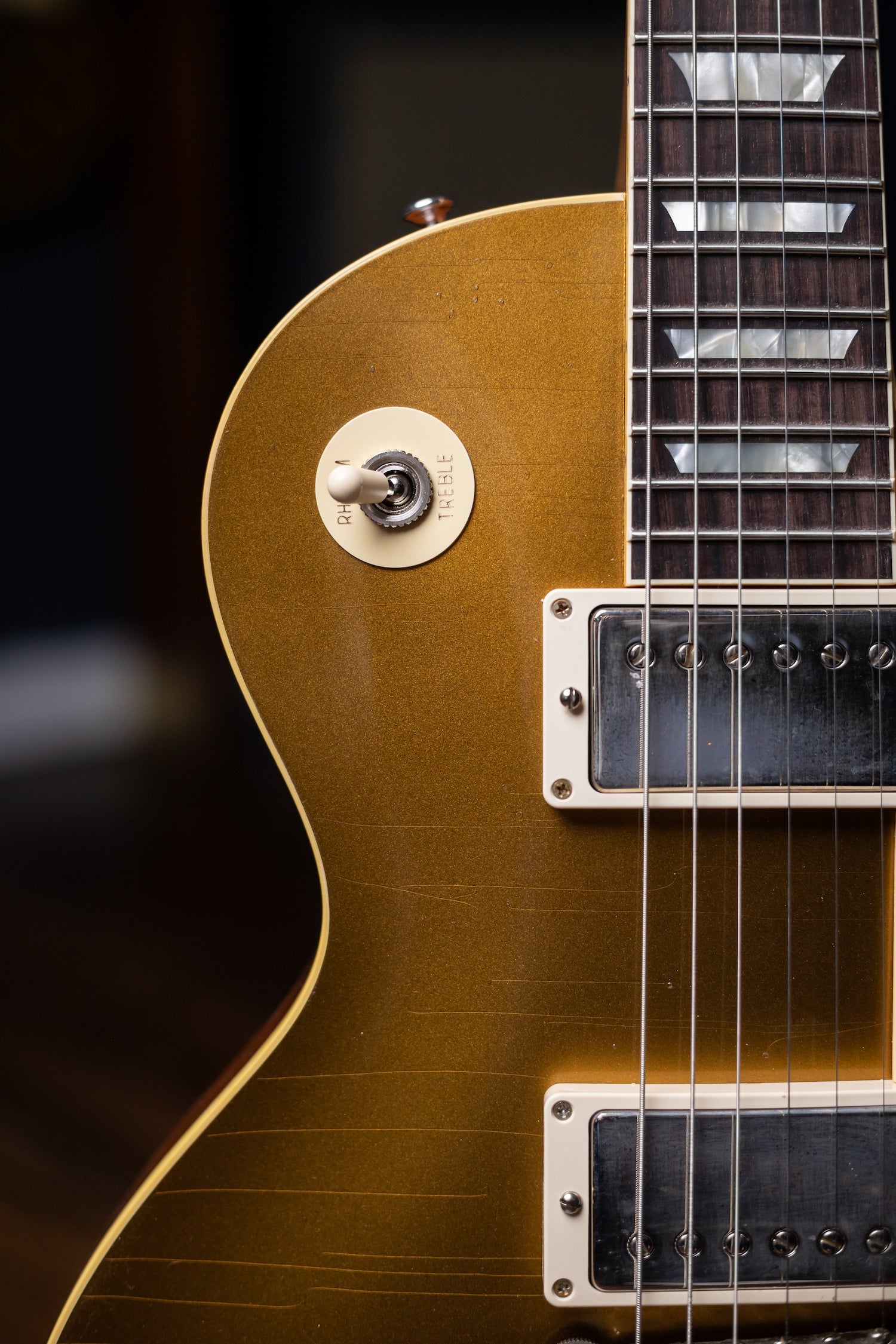 Gibson Custom Shop Murphy Lab 1957 Les Paul Standard Reissue Ultra Light Aged Electric Guitar - Double Gold