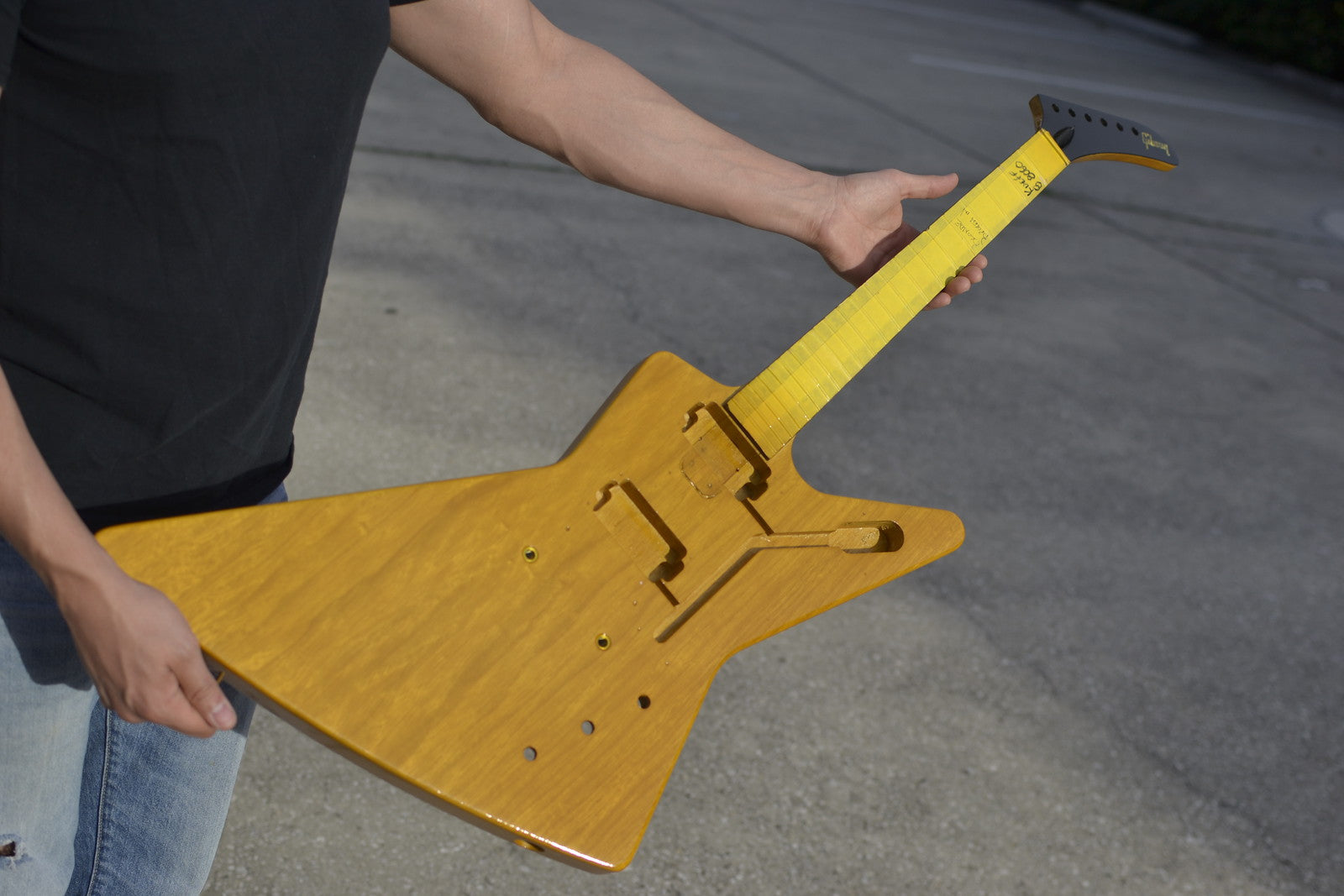 1958 Gibson Custom Shop Korina Explorer 50th Anniversary Historic Makeovers Deluxe - Brazilian Rosewood Fretboard + Throbaks!