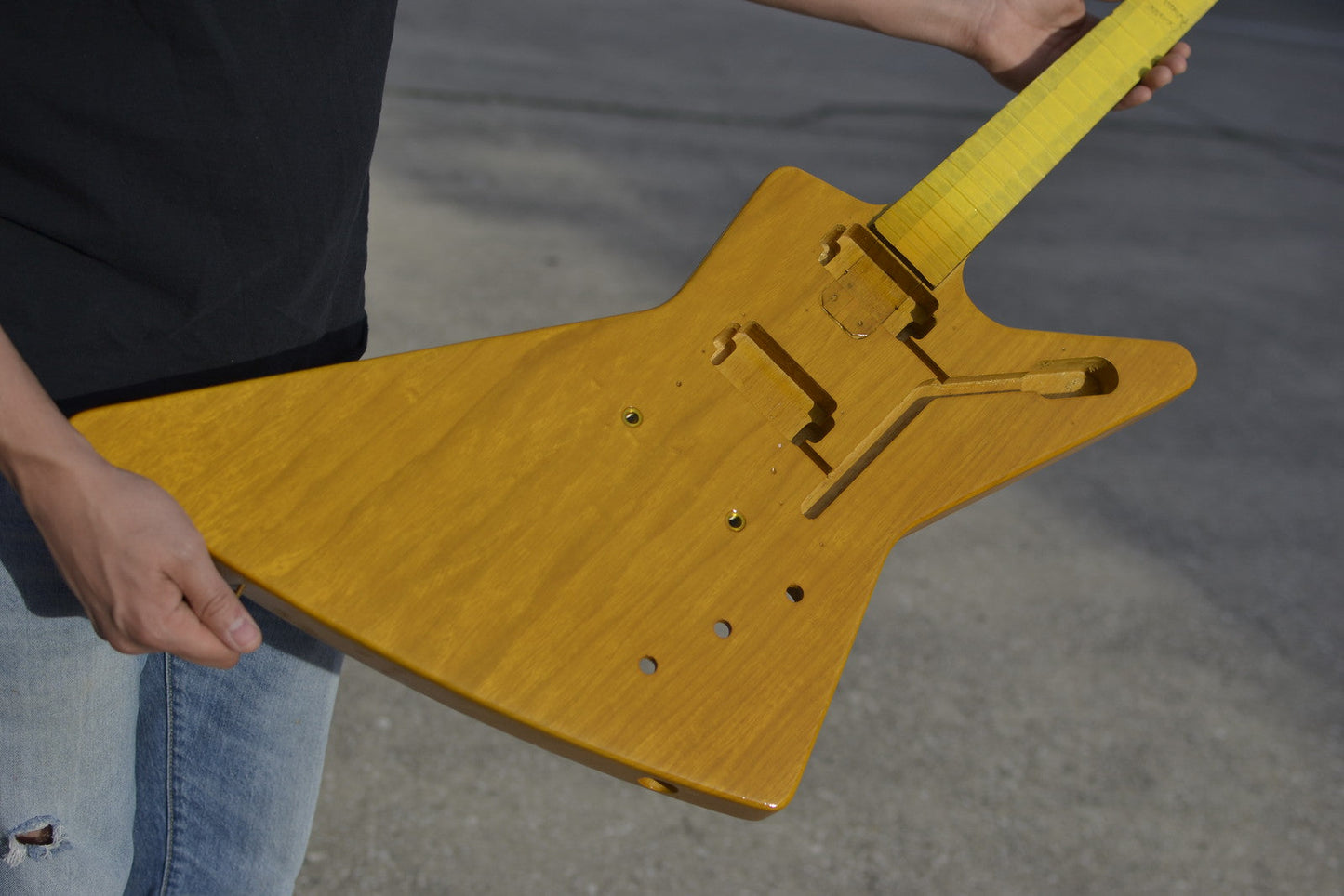 1958 Gibson Custom Shop Korina Explorer 50th Anniversary Historic Makeovers Deluxe - Brazilian Rosewood Fretboard + Throbaks!