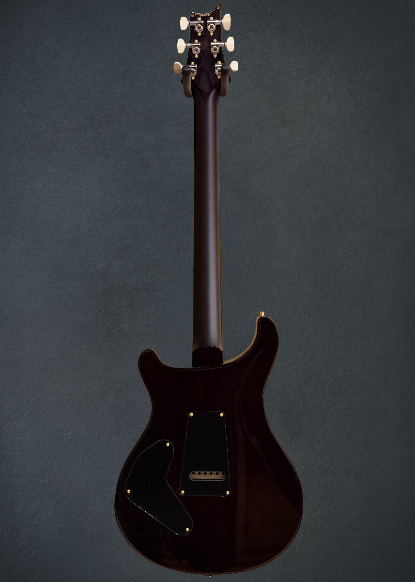 Custom 24 Piezo 10 Top - Black Gold Wraparound Burst