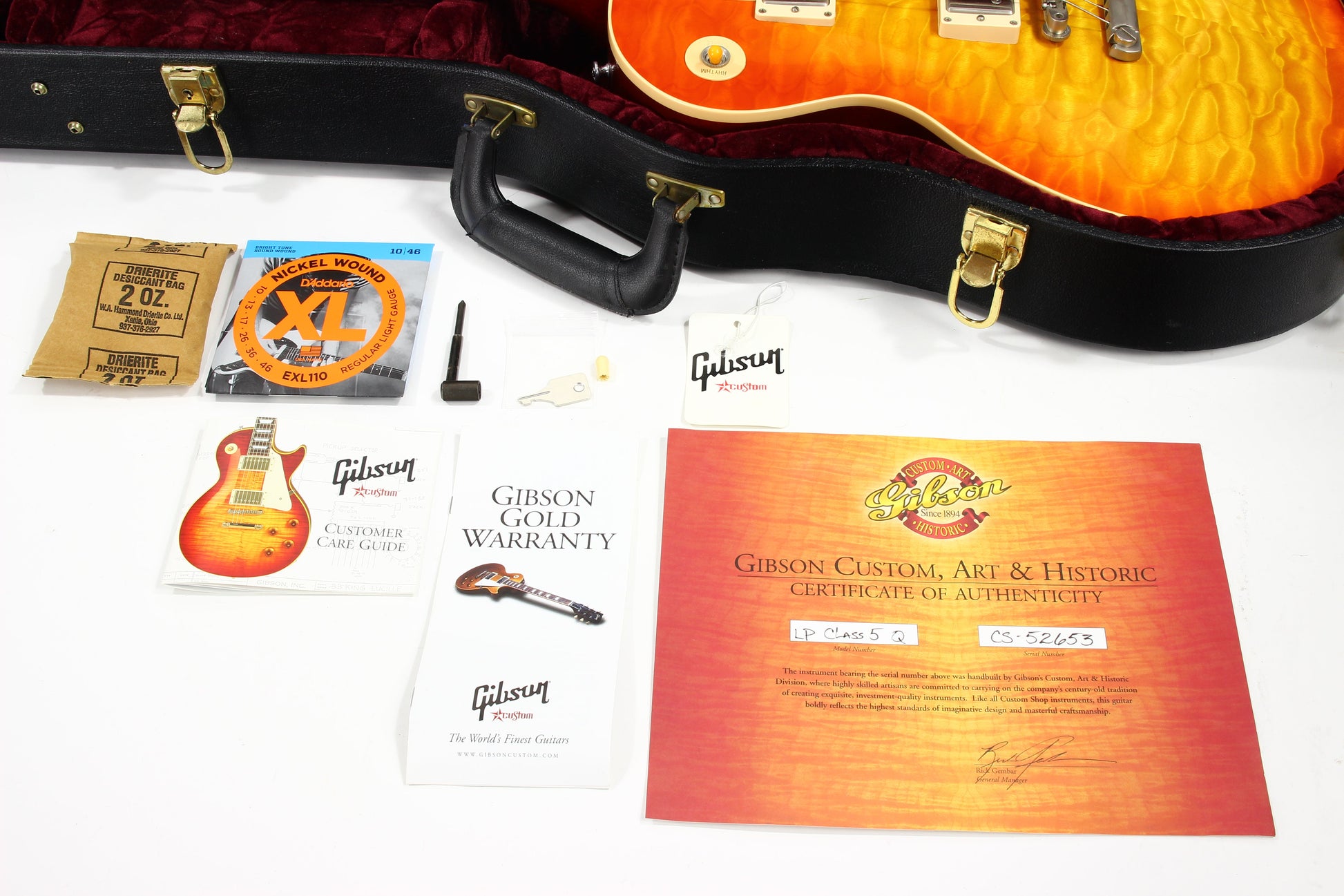 KILLER QUILT TOP! 2005 Gibson Custom Shop Class 5 Les Paul -- Tangerine Burst 1960 R0 60 1959 '59 Vibes