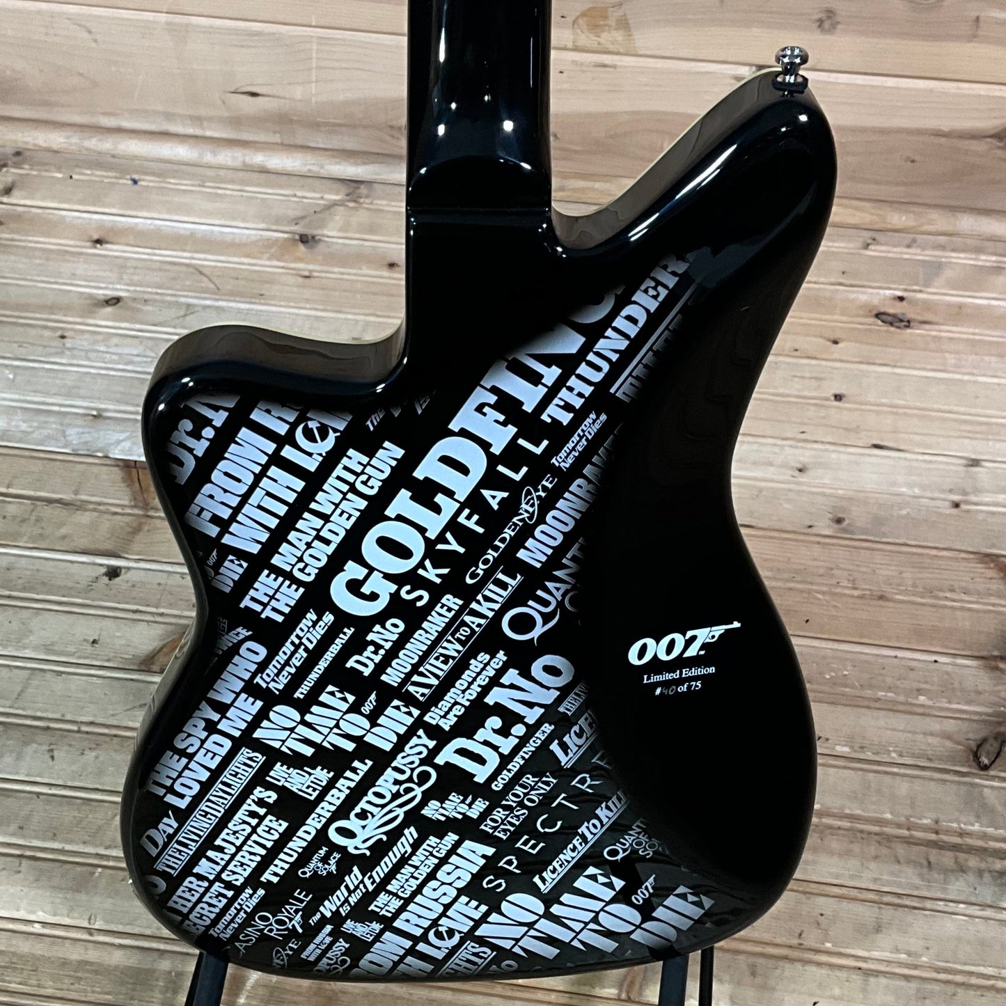 Duesenberg Limited Edition Alliance Series James Bond 007 Electric Guitar - Gunbarrel Graphic