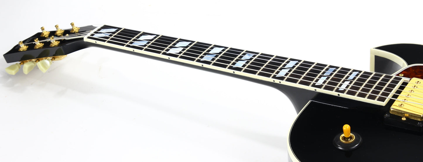 1998 Gibson Custom Shop Historic L-4 CES EBONY BLACK - Solid Spruce Carved Top, ES-175 L4 CES L5