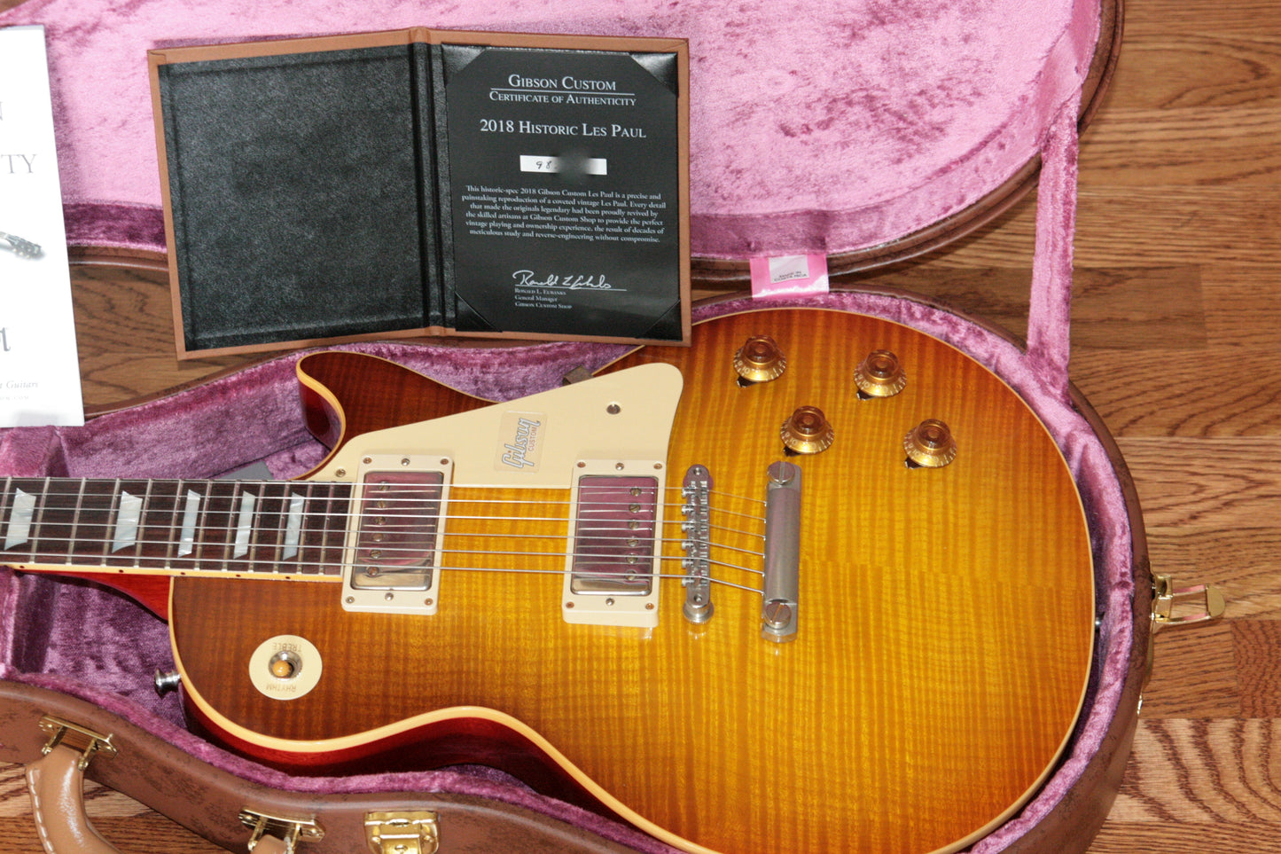 2018 Gibson 1959 Les Paul Historic Reissue! R9 59 LP ROYAL TEABURST Custom Shop TH Spec