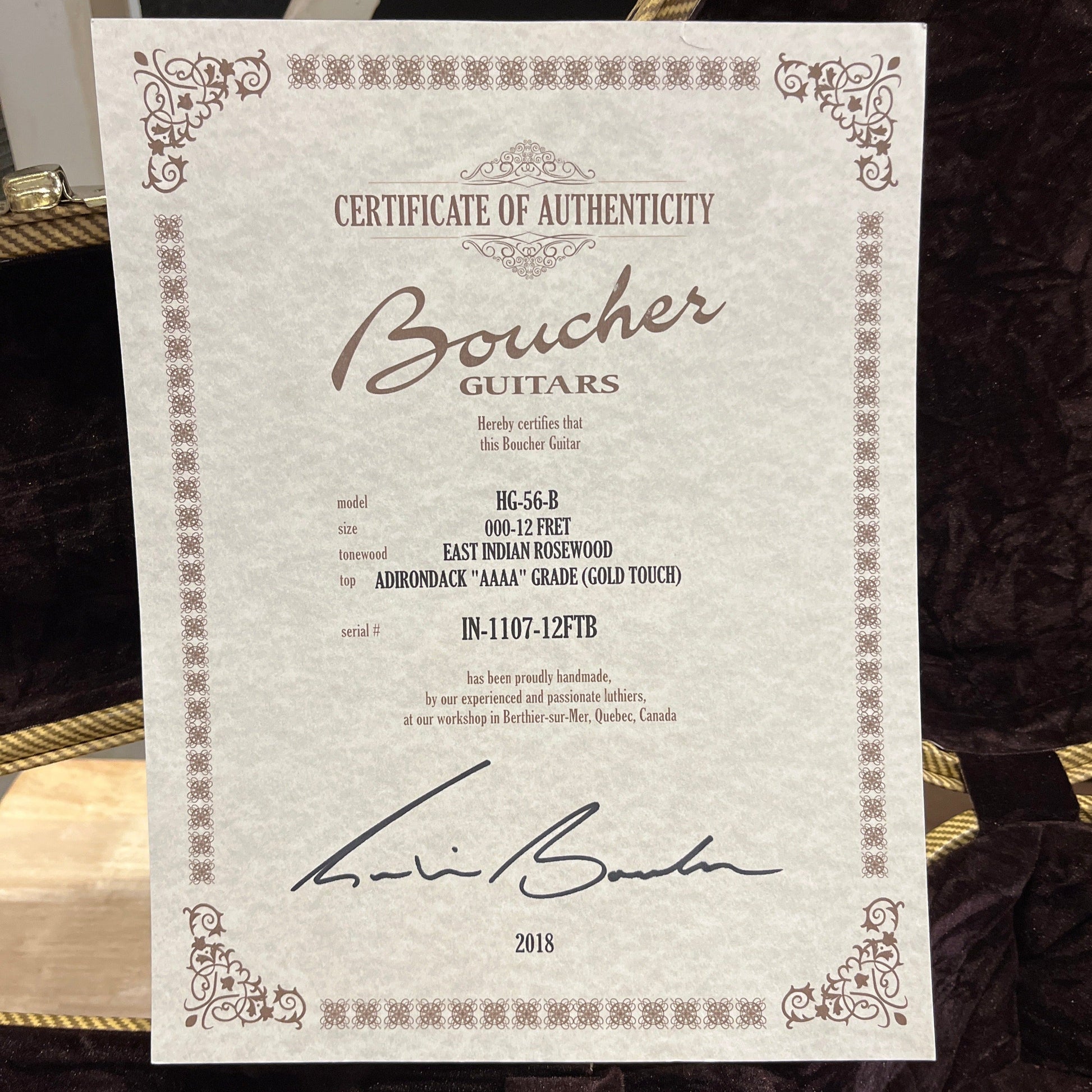 Boucher HG-56-B Gold Touch - Sunburst