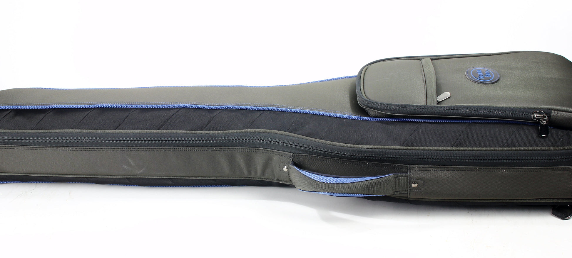 2005 Celinder J Bass Update 5 String Daphne Blue Jazz - Matching Headstock, ABALONE INLAYS, 3 Pickups! NAMM!