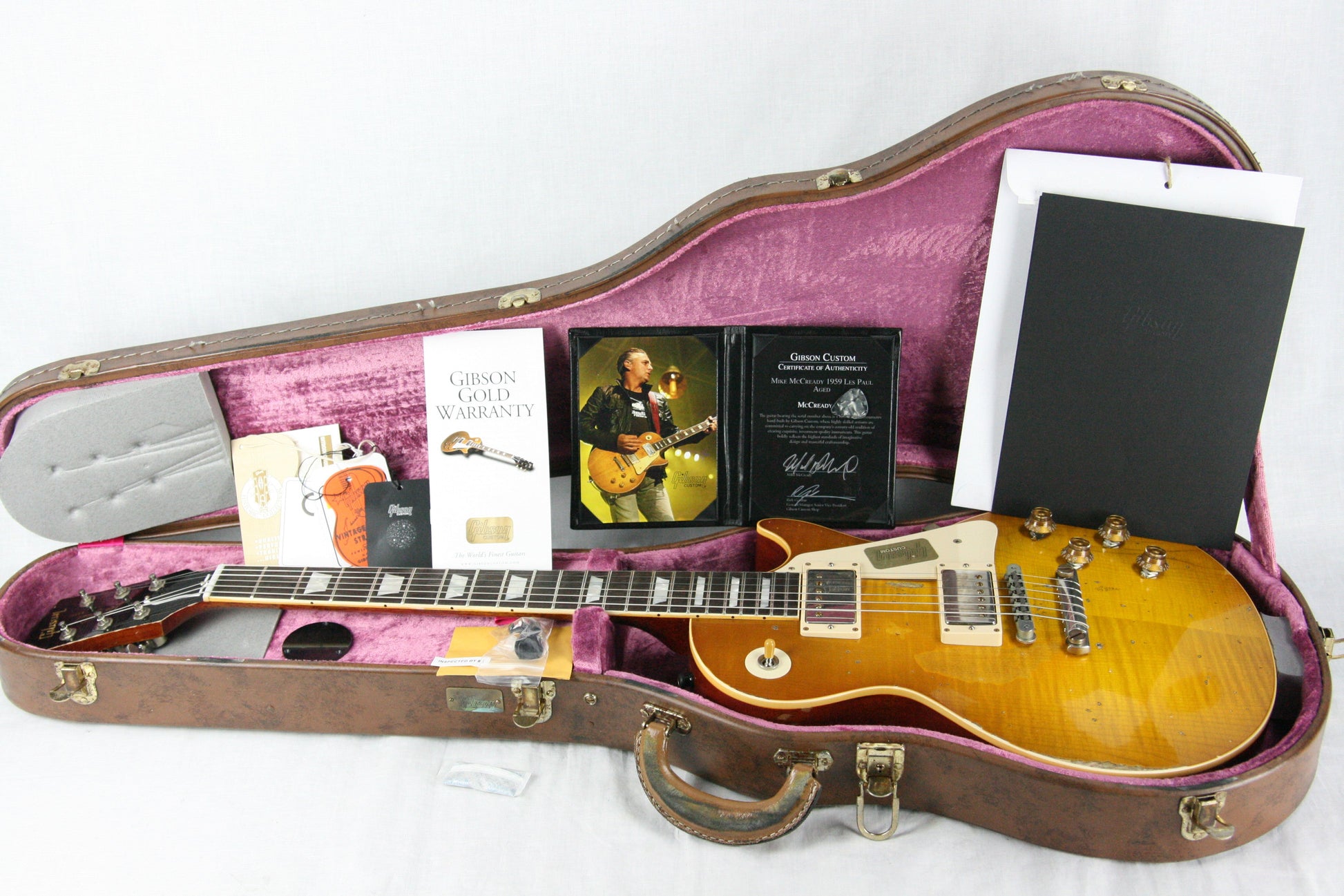2017 Gibson Les Paul 1959 Reissue Mike McCready Signature Aged 59 Custom Shop R9