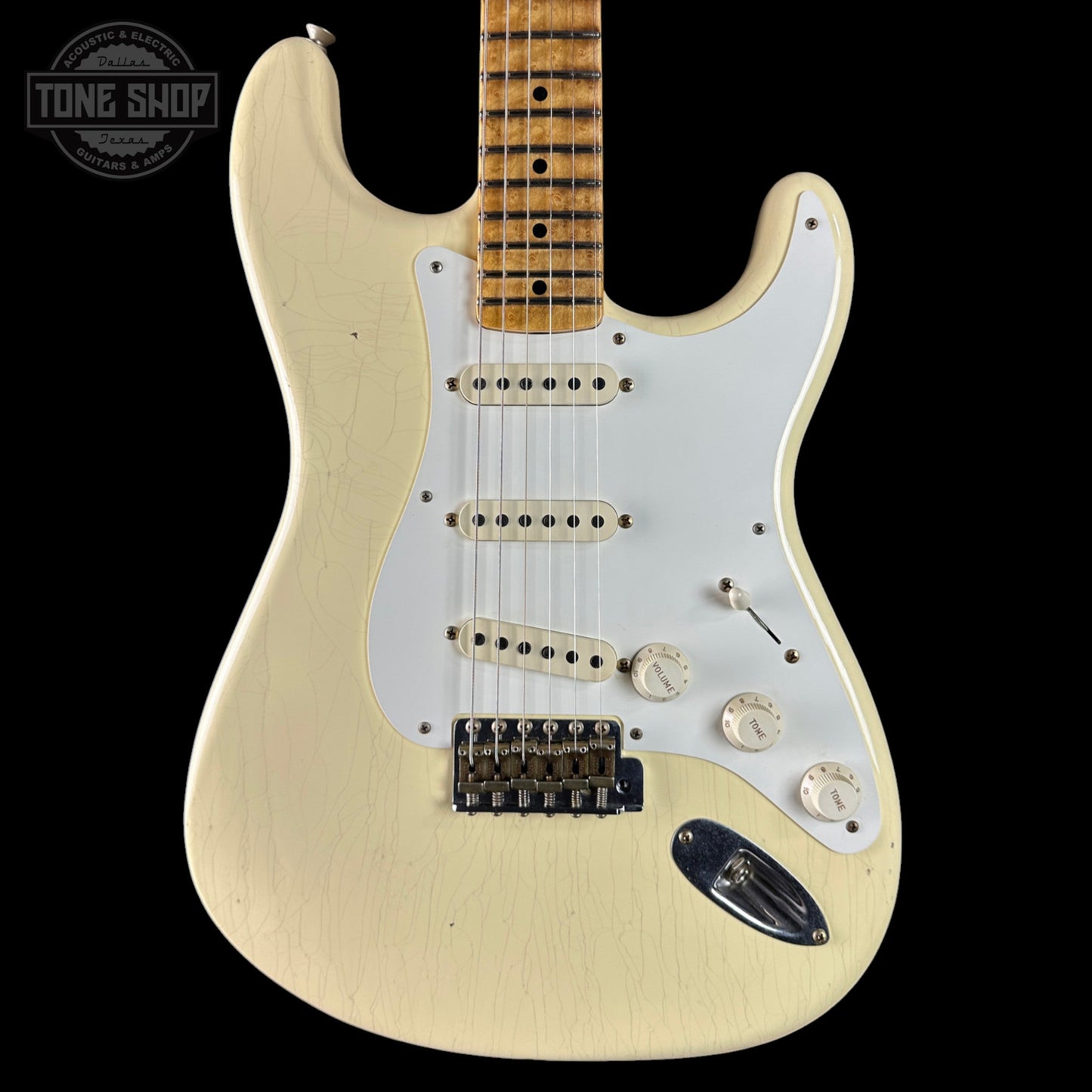 Fender Custom Shop TSG Exclusive ’57 Stratocaster Chambered Vintage White Journeyman Relic w/case CZ589301