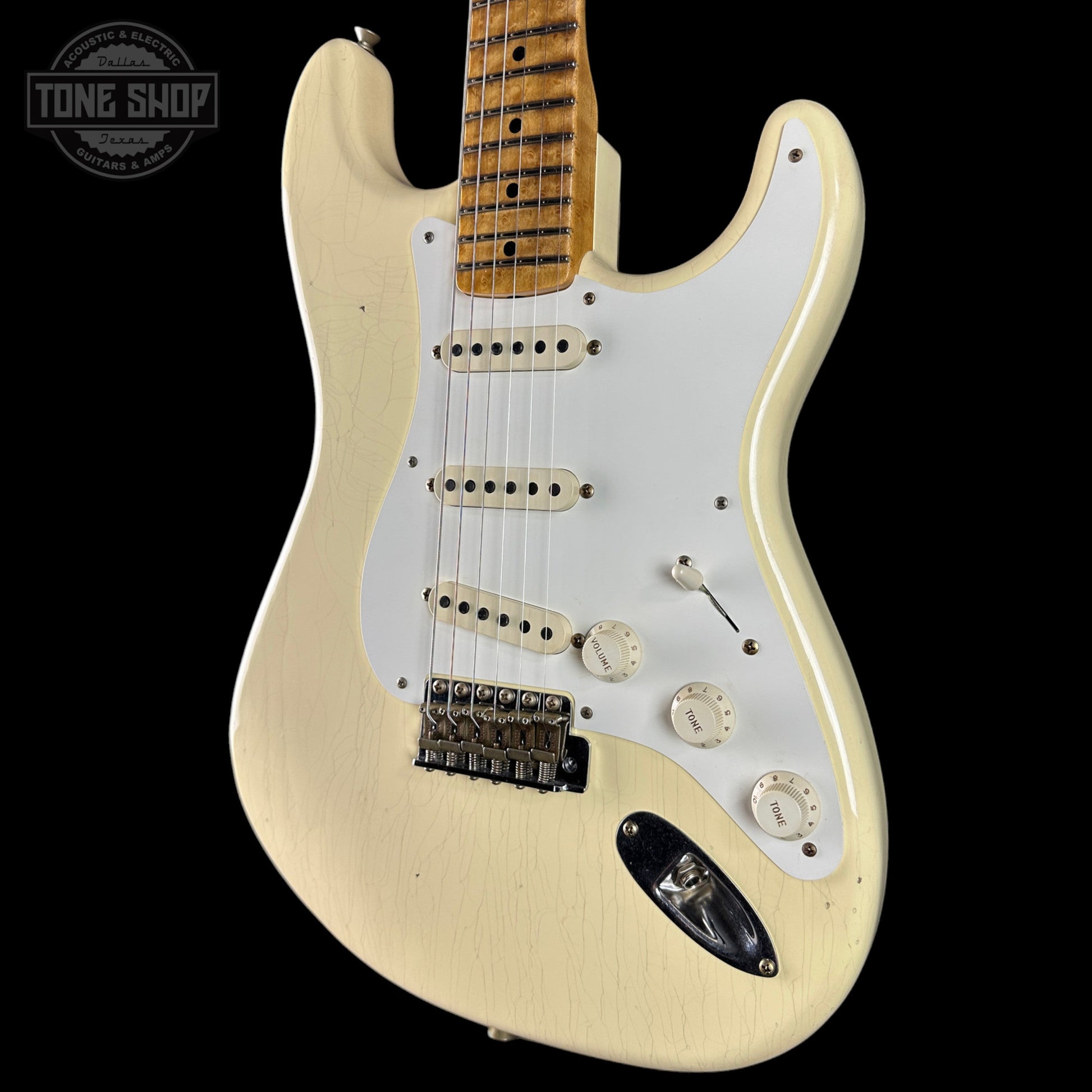 Fender Custom Shop TSG Exclusive ’57 Stratocaster Chambered Vintage White Journeyman Relic w/case CZ589301