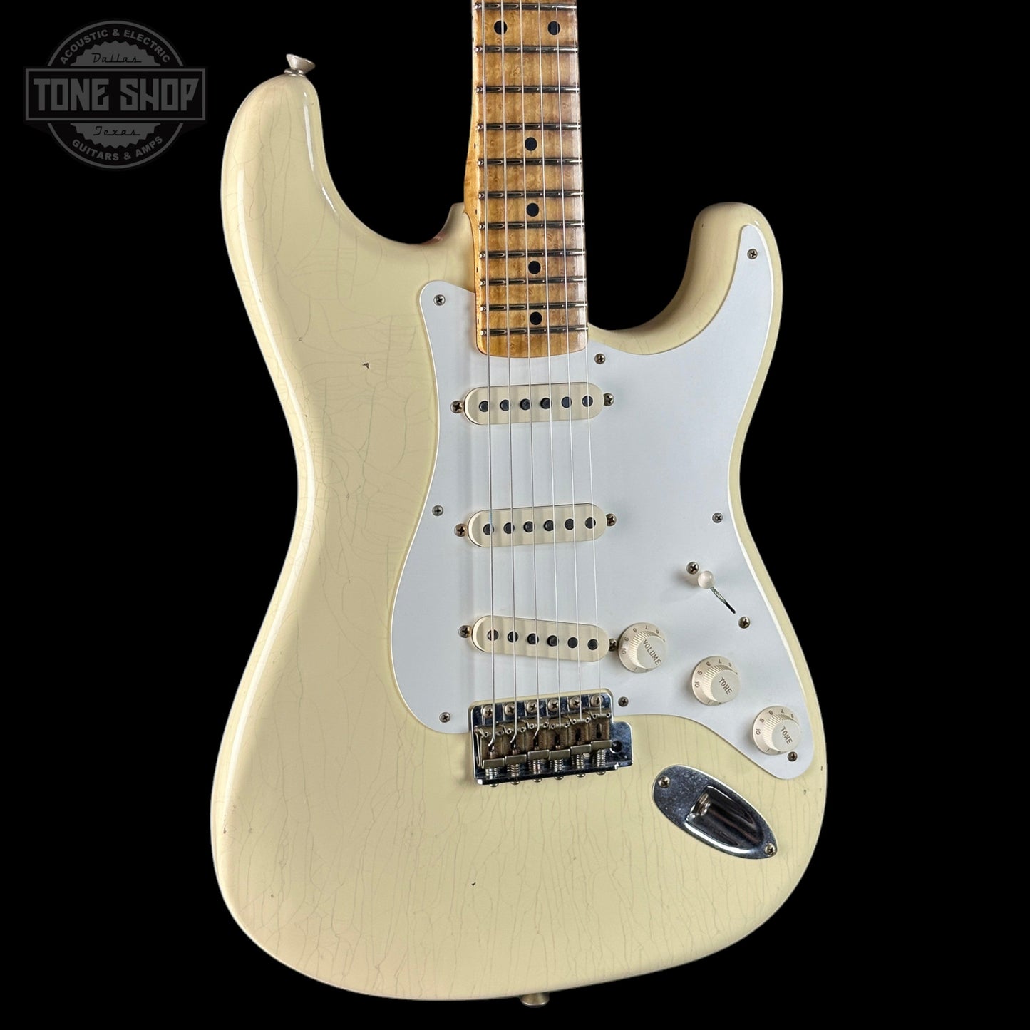 Fender Custom Shop TSG Exclusive ’57 Stratocaster Chambered Vintage White Journeyman Relic w/case CZ589301