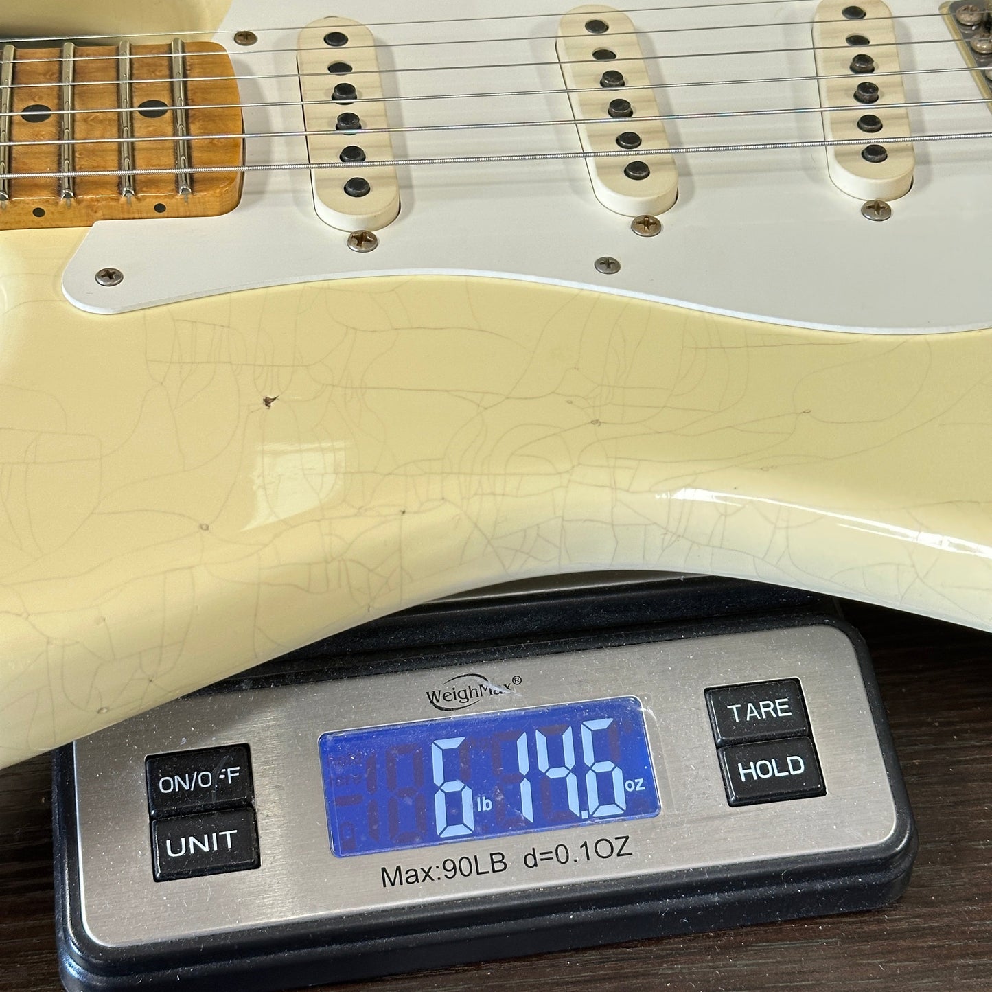 Fender Custom Shop TSG Exclusive ’57 Stratocaster Chambered Vintage White Journeyman Relic w/case CZ589301