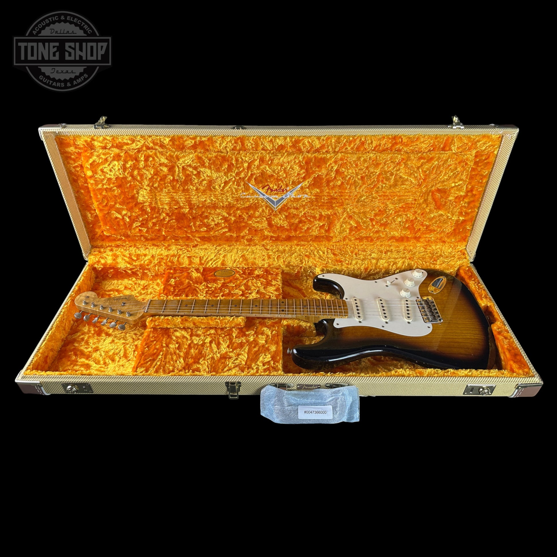 Fender Custom Shop TSG Exclusive ’57 Stratocaster Chambered 2-Tone Sunburst Journeyman Relic w/case CZ589319