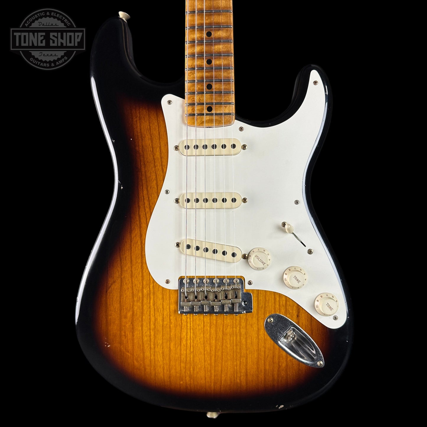 Fender Custom Shop TSG Exclusive ’57 Stratocaster Chambered 2-Tone Sunburst Journeyman Relic w/case CZ589319