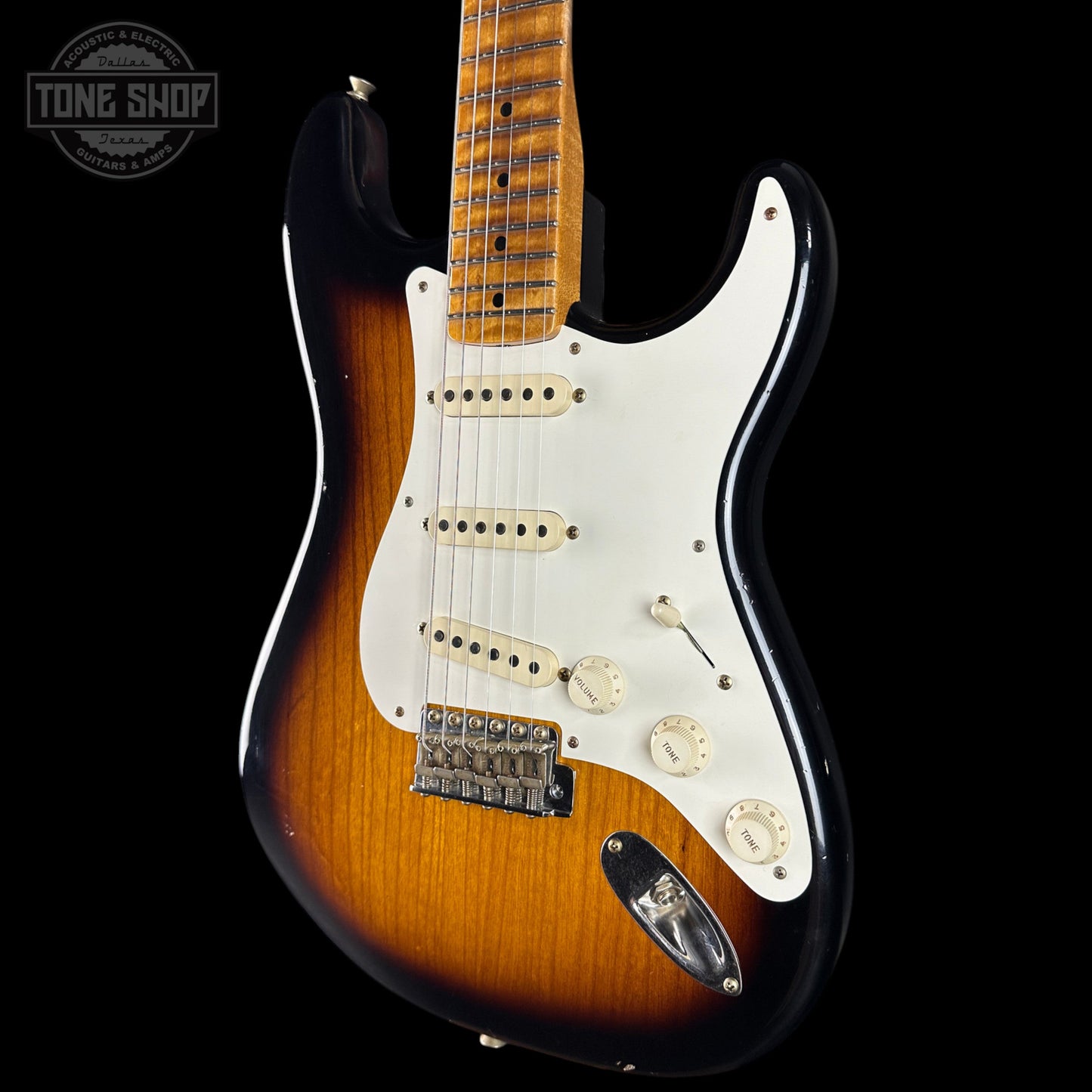 Fender Custom Shop TSG Exclusive ’57 Stratocaster Chambered 2-Tone Sunburst Journeyman Relic w/case CZ589319
