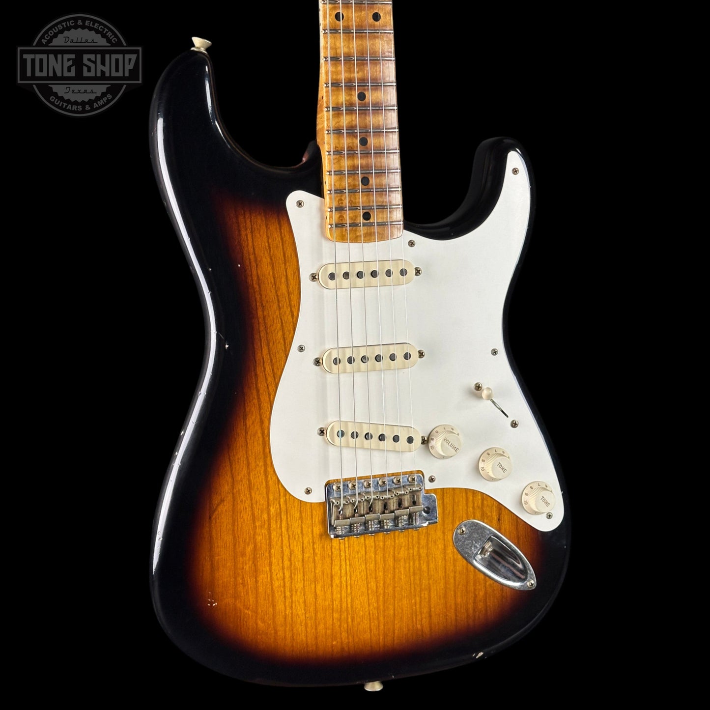 Fender Custom Shop TSG Exclusive ’57 Stratocaster Chambered 2-Tone Sunburst Journeyman Relic w/case CZ589319