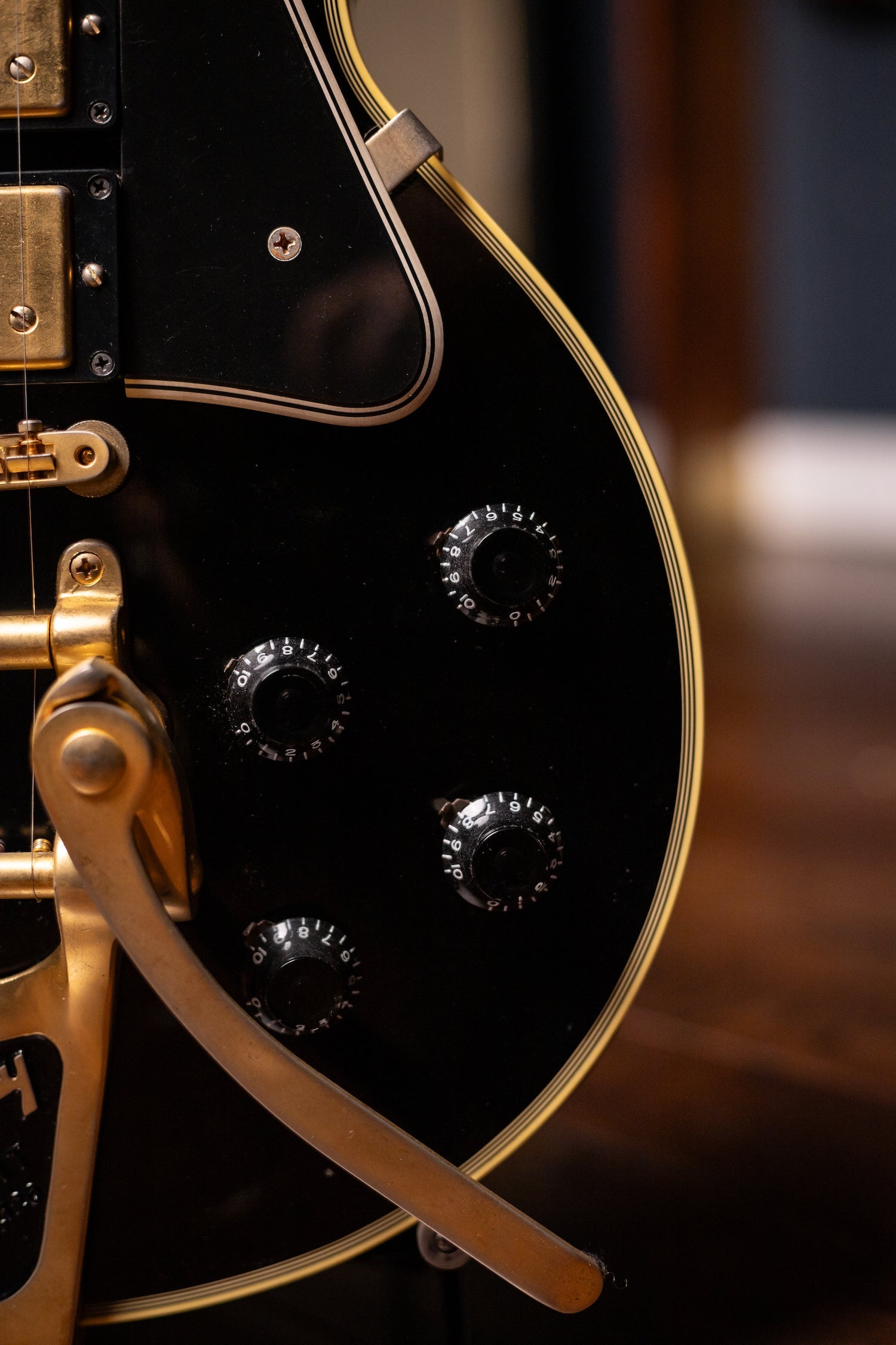 2008 Gibson Custom Shop Jimmy Page Les Paul Custom W/ Bigsby Electric Guitar - Ebony