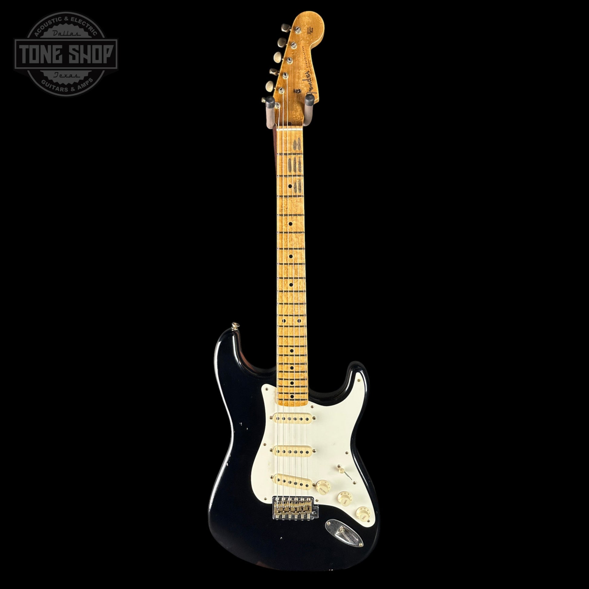 Fender Custom Shop TSG Exclusive ’57 Stratocaster Chambered Black Journeyman Relic w/case CZ589285