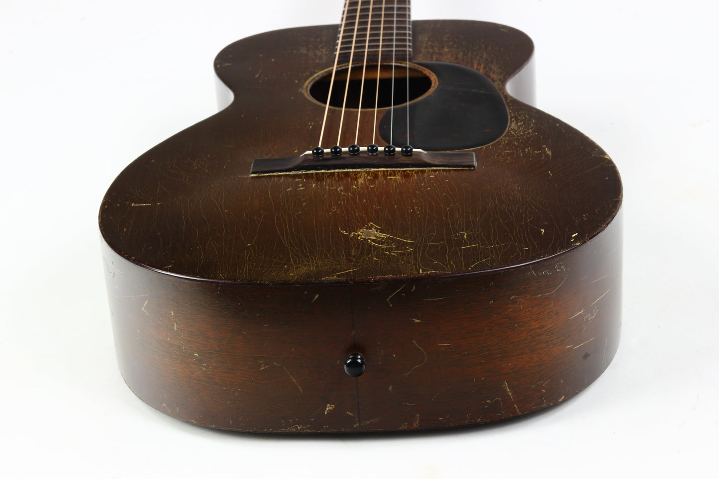 1933 Martin 0-17 Shade Top Sunburst Finish Pre-War | Small Body Mahogany Guitar 1930s Vintage, Shadetop, Shaded Top