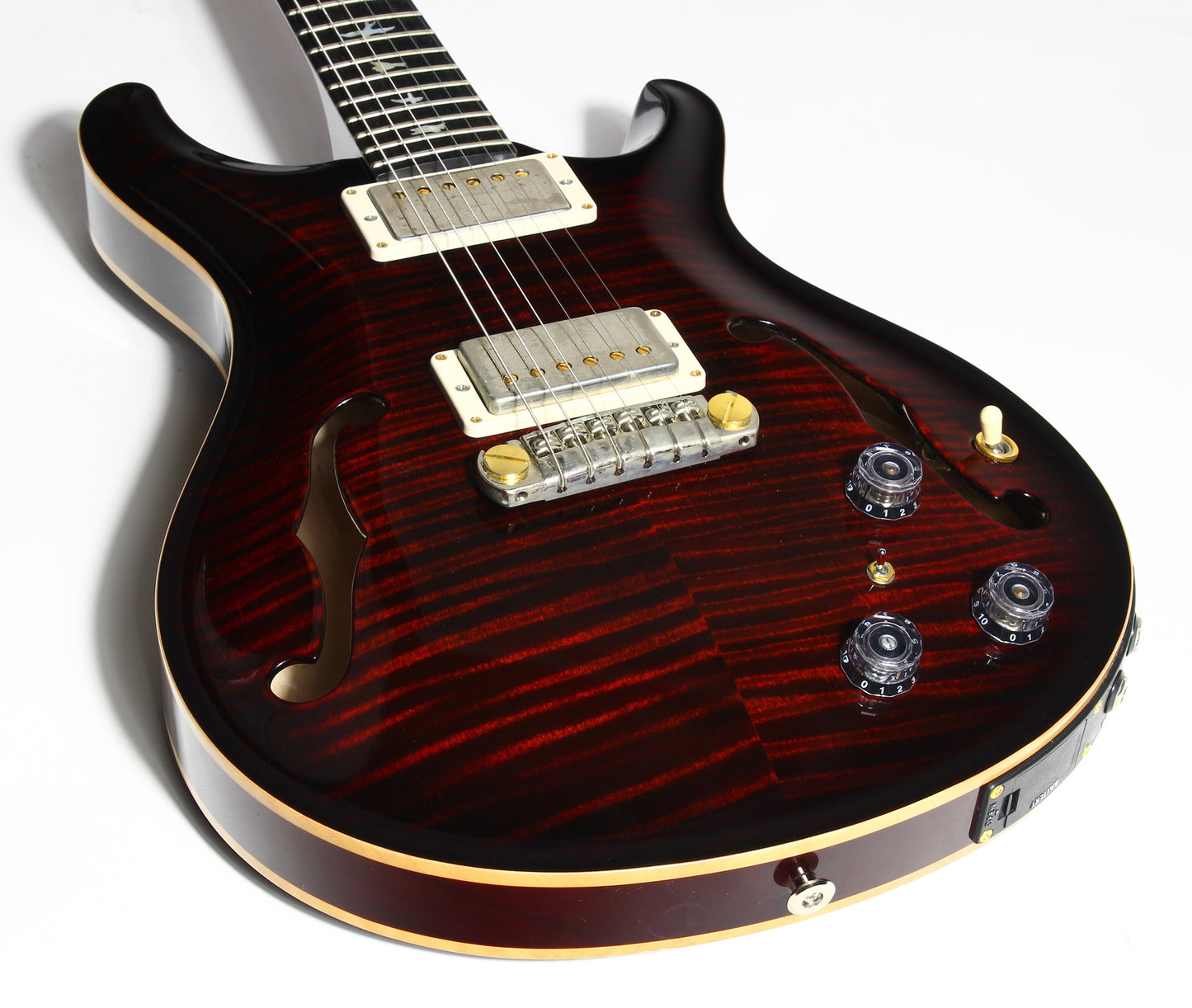 2017 PRS Wood Library Hollowbody II Piezo -- 10 Top, Ebony Board, Flame Maple Neck, ONLY 5.7 LBS!!!