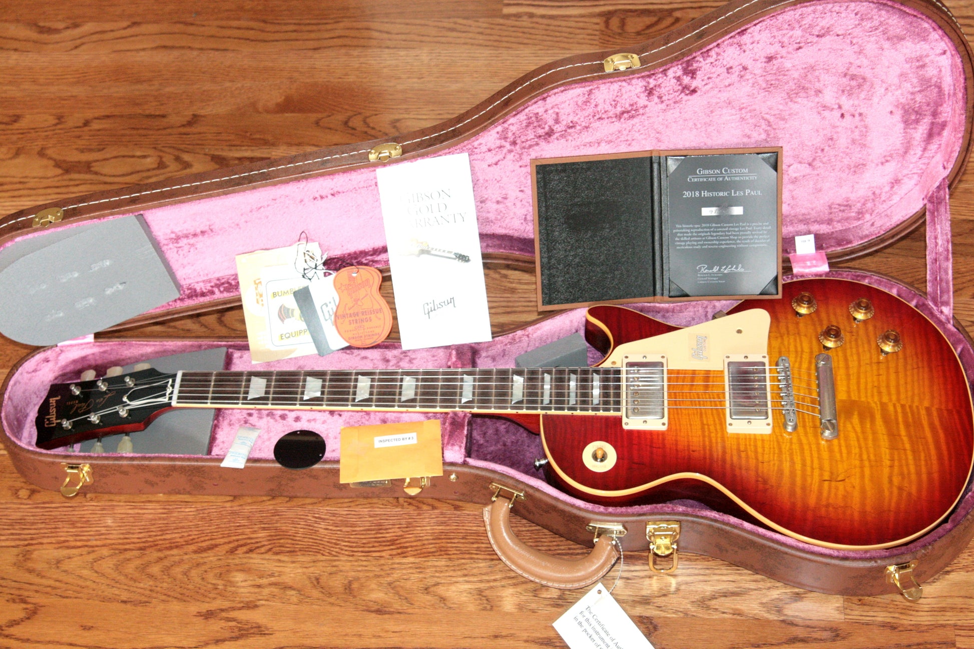 2018 Gibson 1959 Les Paul Historic Reissue! R9 59 LP Cherry Sunburst Custom Shop TH Spec