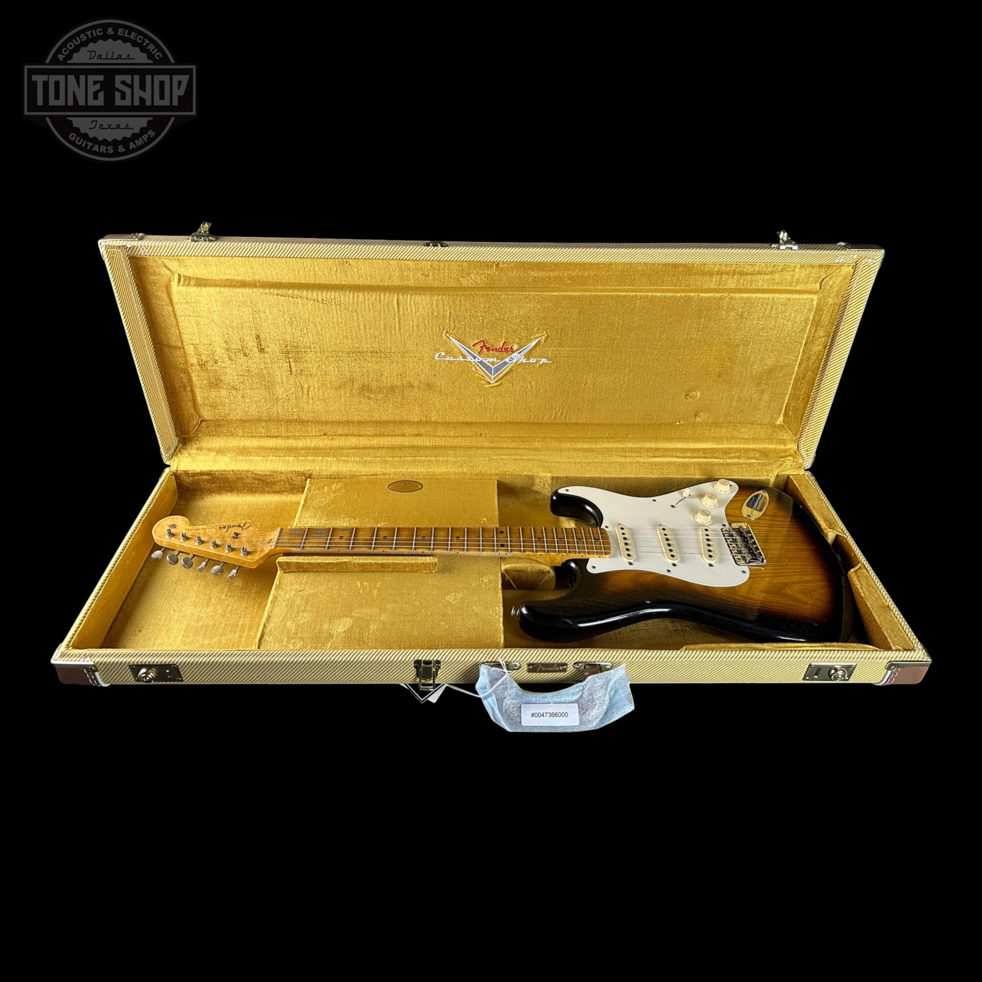 Fender Custom Shop TSG Exclusive ’57 Stratocaster Chambered 2-Tone Sunburst Journeyman Relic w/case CZ588988