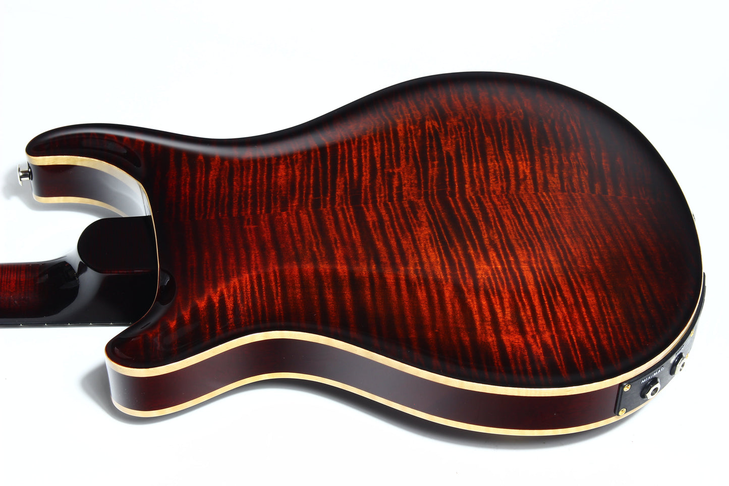 2017 PRS Wood Library Hollowbody II Piezo -- 10 Top, Ebony Board, Flame Maple Neck, ONLY 5.7 LBS!!!