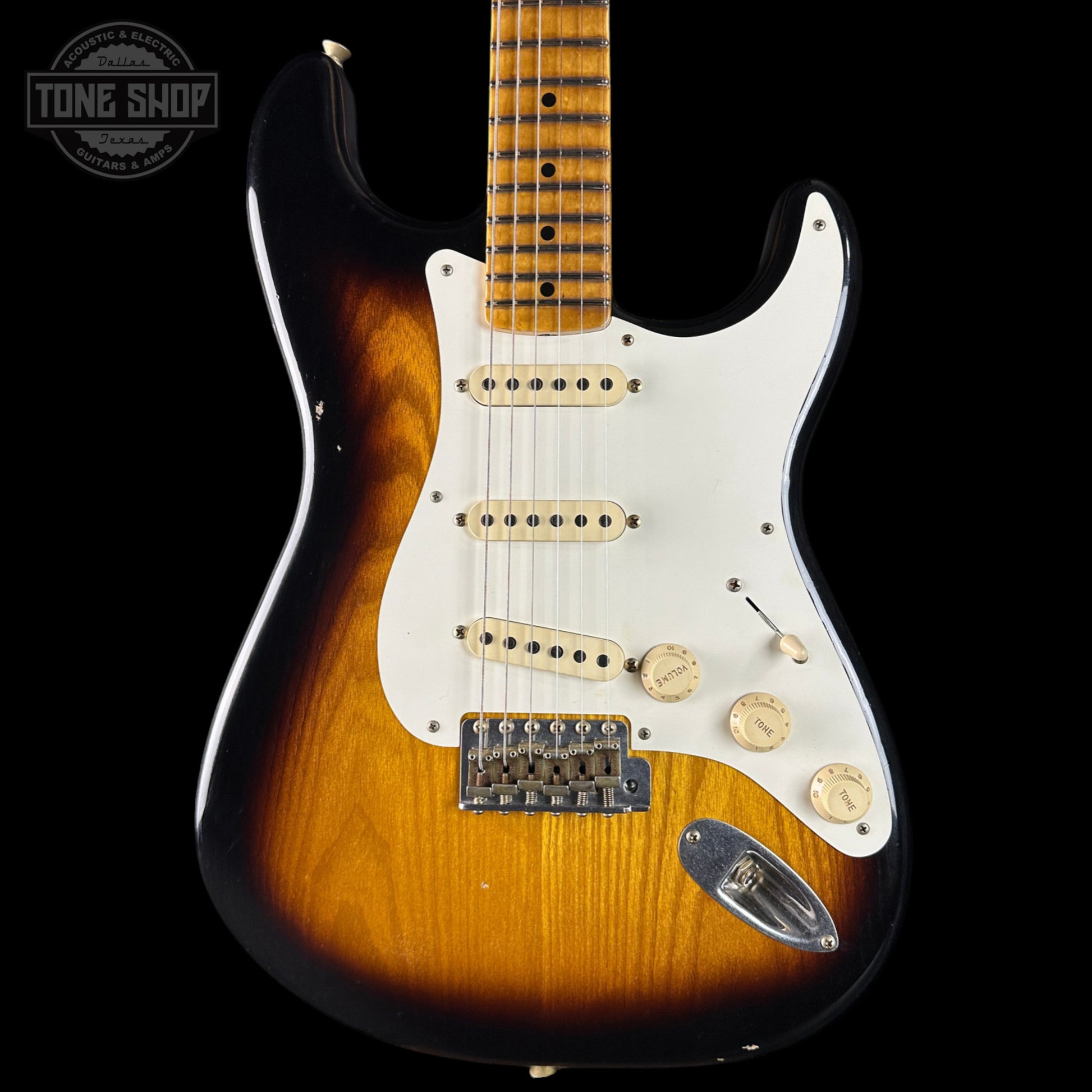Fender Custom Shop TSG Exclusive ’57 Stratocaster Chambered 2-Tone Sunburst Journeyman Relic w/case CZ588988