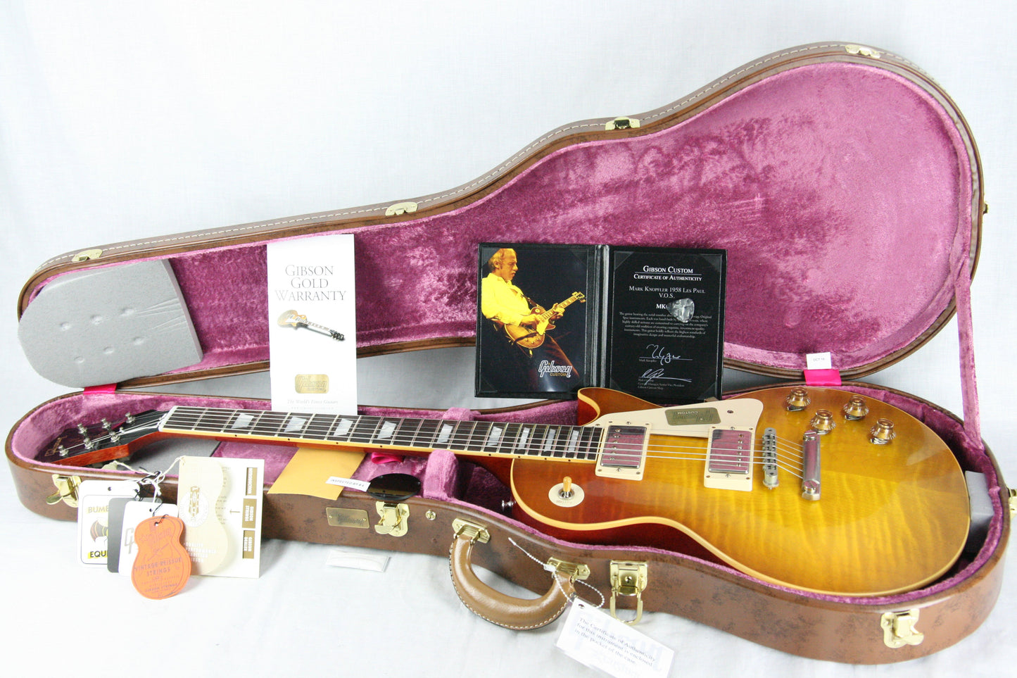 1958 Gibson Mark Knopfler VOS Les Paul Custom Shop Historic 58 R8 Lightweight!