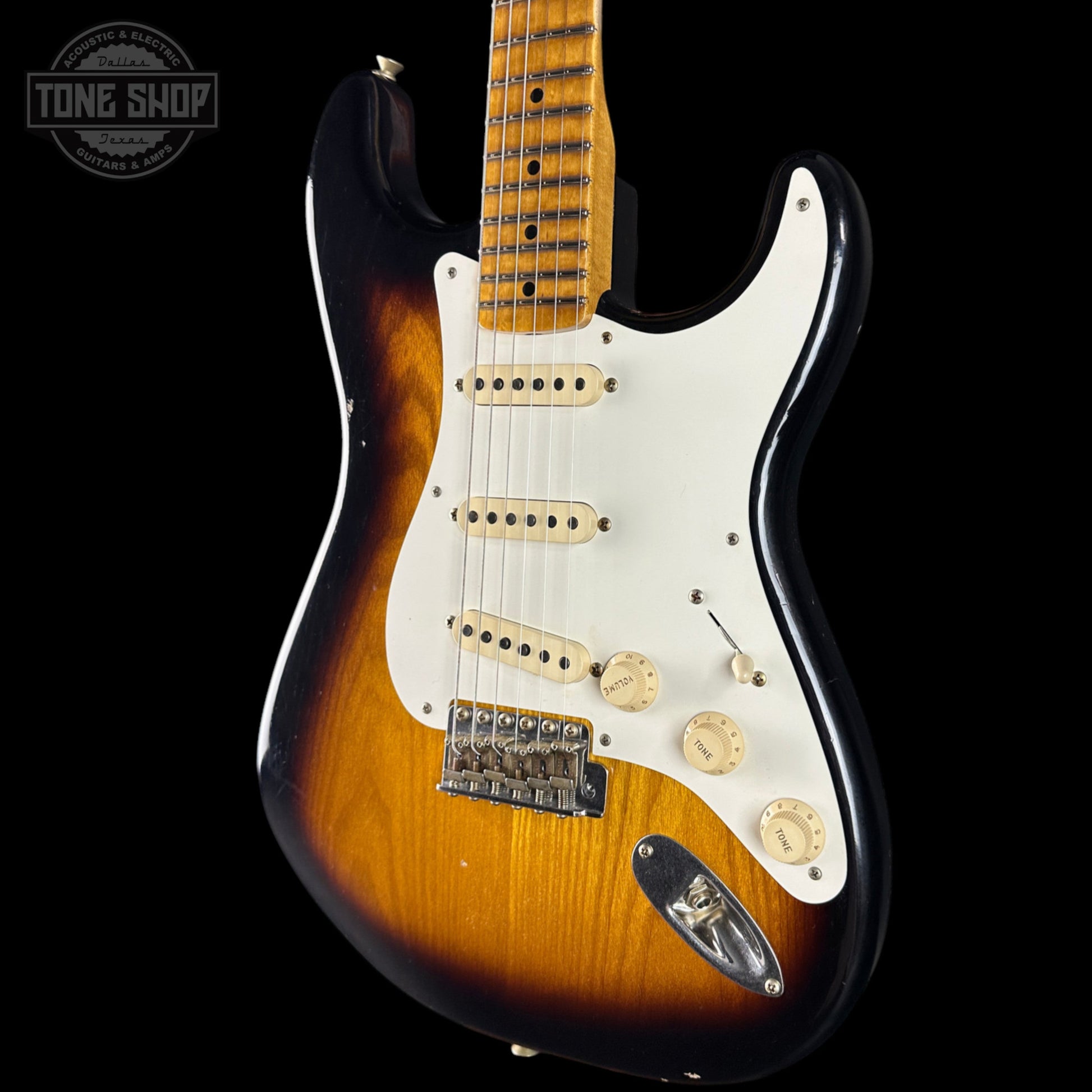Fender Custom Shop TSG Exclusive ’57 Stratocaster Chambered 2-Tone Sunburst Journeyman Relic w/case CZ588988