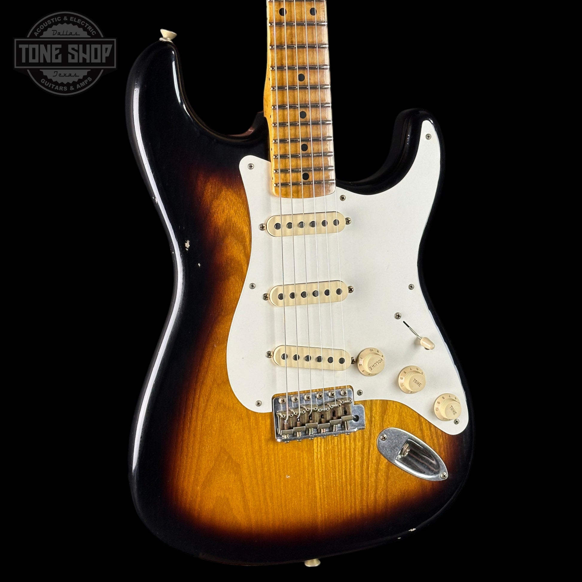 Fender Custom Shop TSG Exclusive ’57 Stratocaster Chambered 2-Tone Sunburst Journeyman Relic w/case CZ588988
