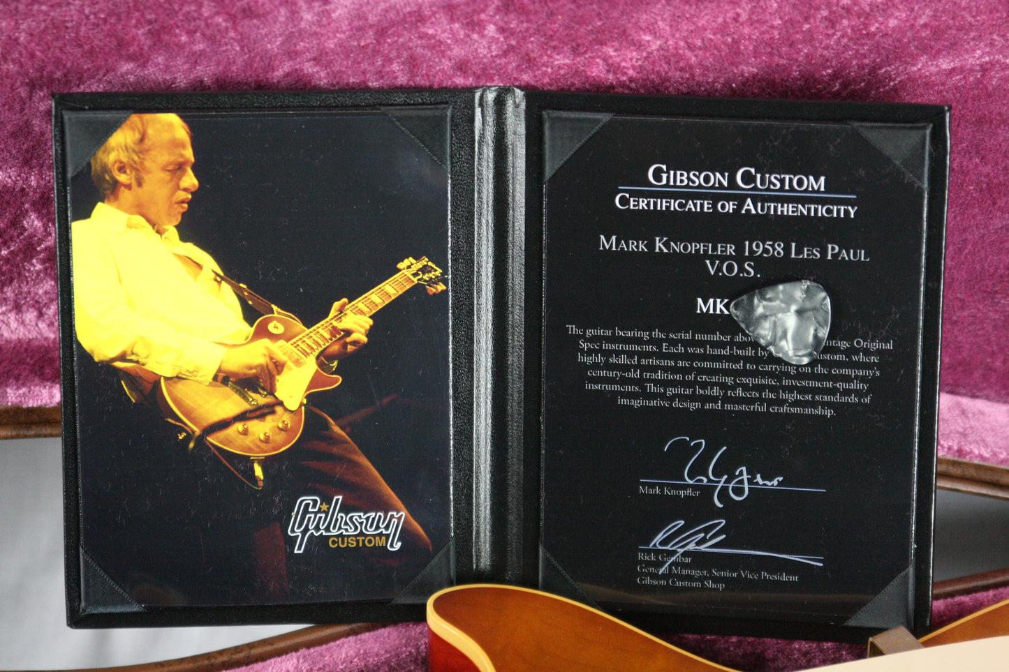 1958 Gibson Mark Knopfler VOS Les Paul Custom Shop Historic 58 R8 Lightweight!