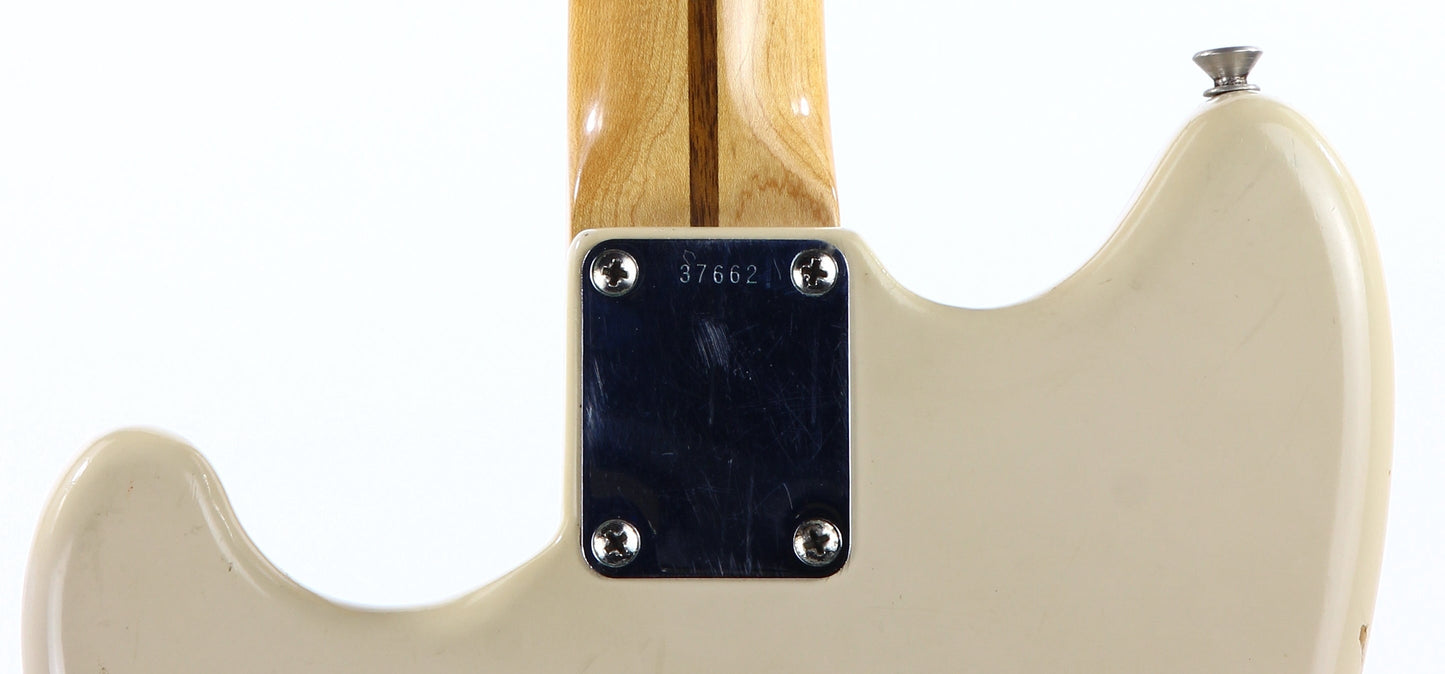 CLEAN 1959 Fender Musicmaster Desert Sand Tan, Gold Anodized Guard - ALL-ORIGINAL, Pre-CBS Vintage, duo sonic