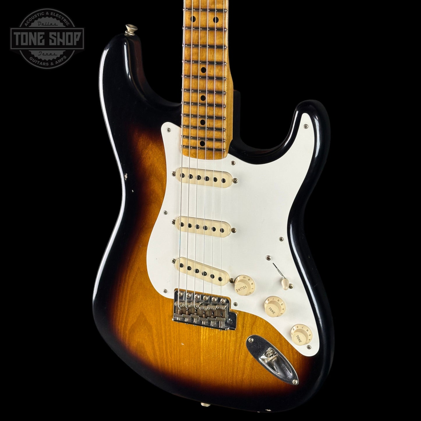 Fender Custom Shop TSG Exclusive ’57 Stratocaster Chambered 2-Tone Sunburst Journeyman Relic w/case CZ588988