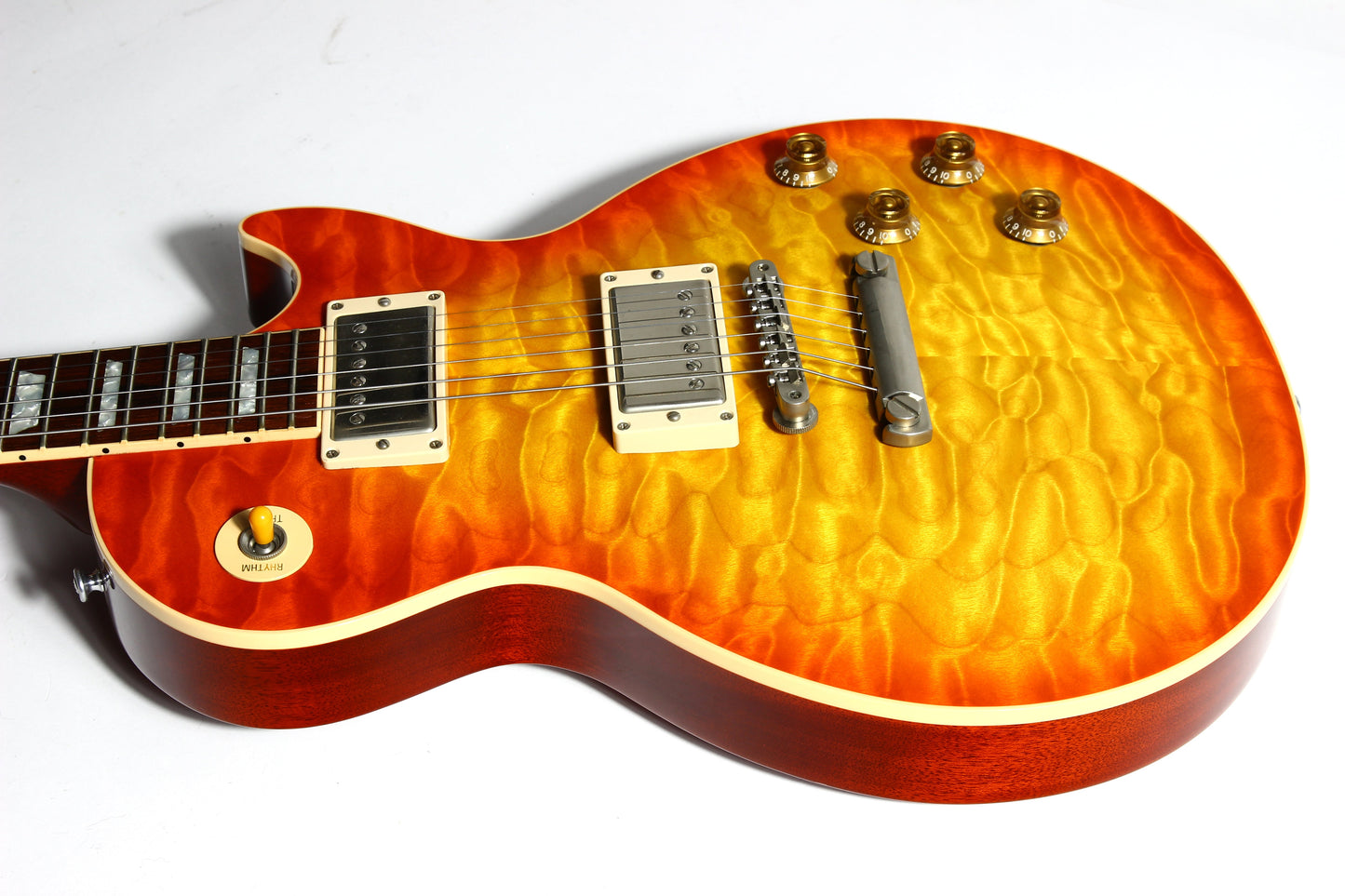KILLER QUILT TOP! 2005 Gibson Custom Shop Class 5 Les Paul -- Tangerine Burst 1960 R0 60 1959 '59 Vibes