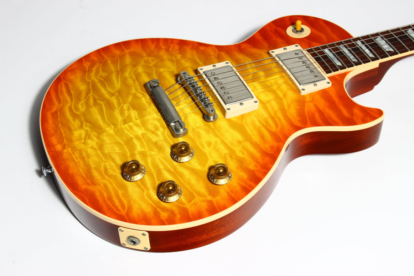 KILLER QUILT TOP! 2005 Gibson Custom Shop Class 5 Les Paul -- Tangerine Burst 1960 R0 60 1959 '59 Vibes