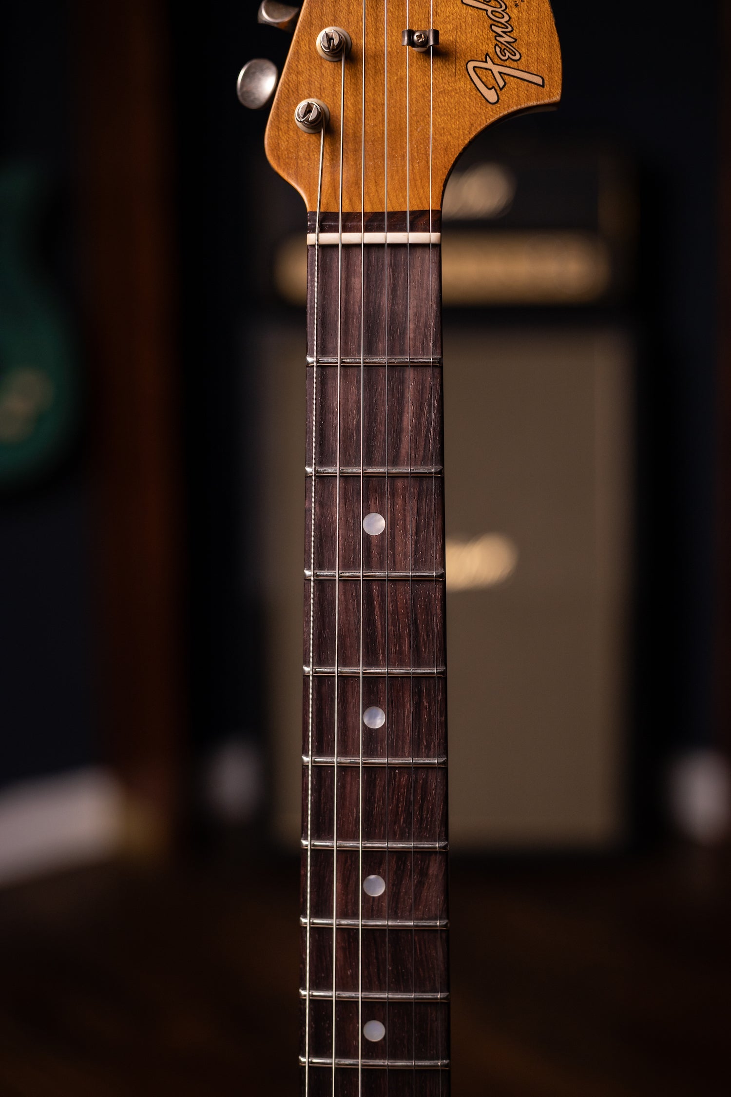 Used 2023 Fender Custom Shop Limited Edition Roasted "Big Head" Stratocaster® Relic® Electric Guitar - Aged Vintage White