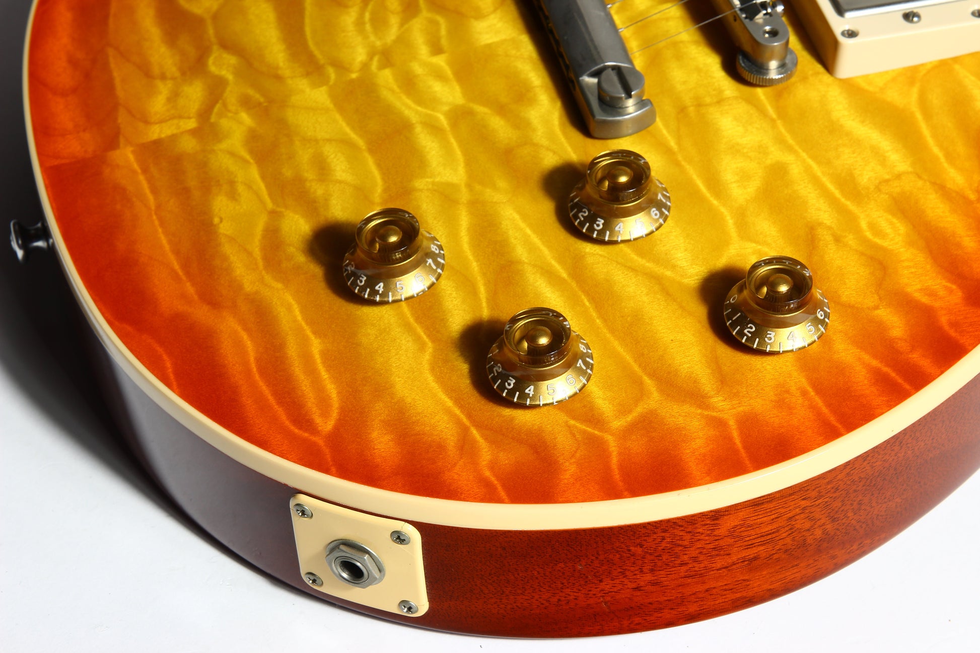 KILLER QUILT TOP! 2005 Gibson Custom Shop Class 5 Les Paul -- Tangerine Burst 1960 R0 60 1959 '59 Vibes