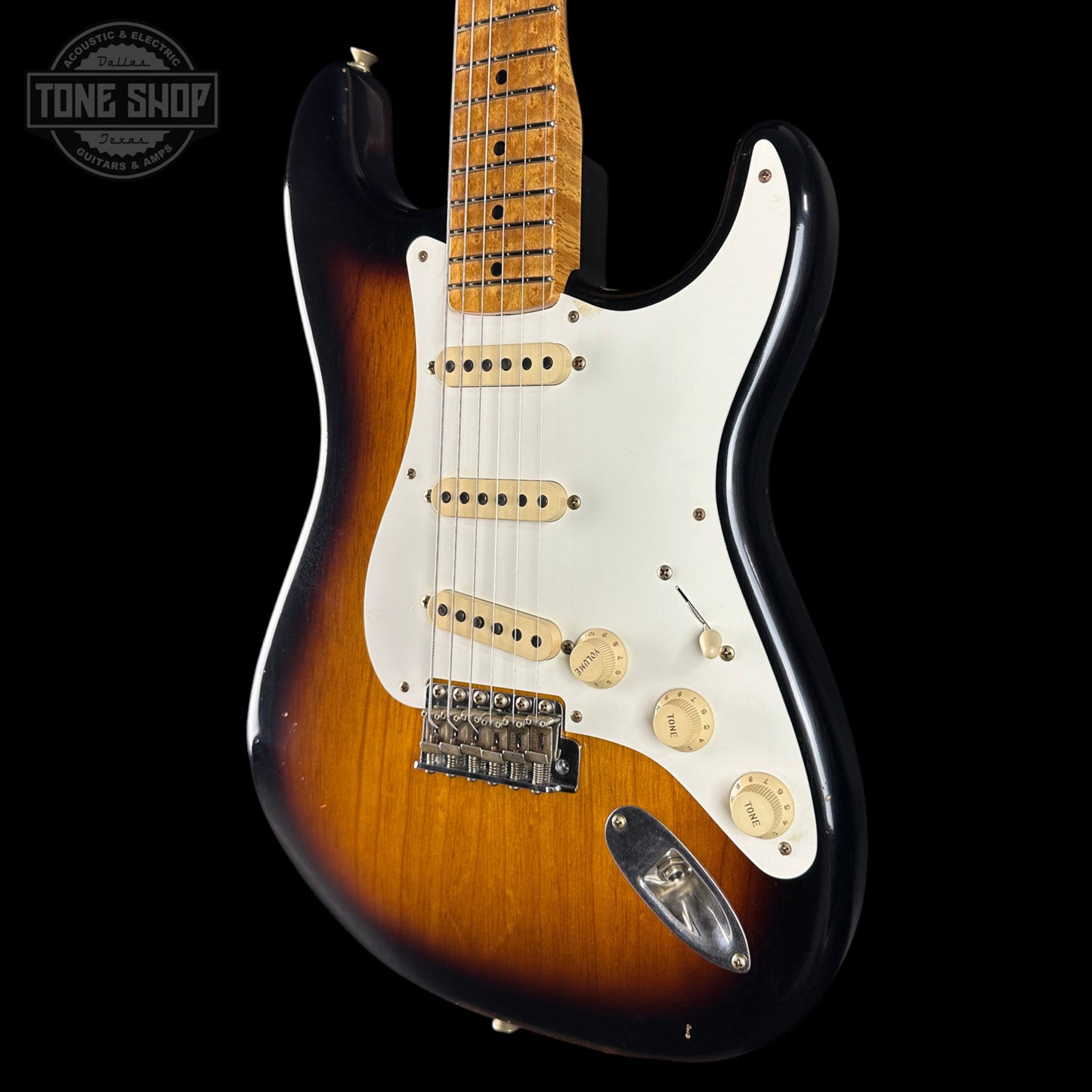 Fender Custom Shop TSG Exclusive ’57 Stratocaster Chambered 2-Tone Sunburst Journeyman Relic w/case CZ589346