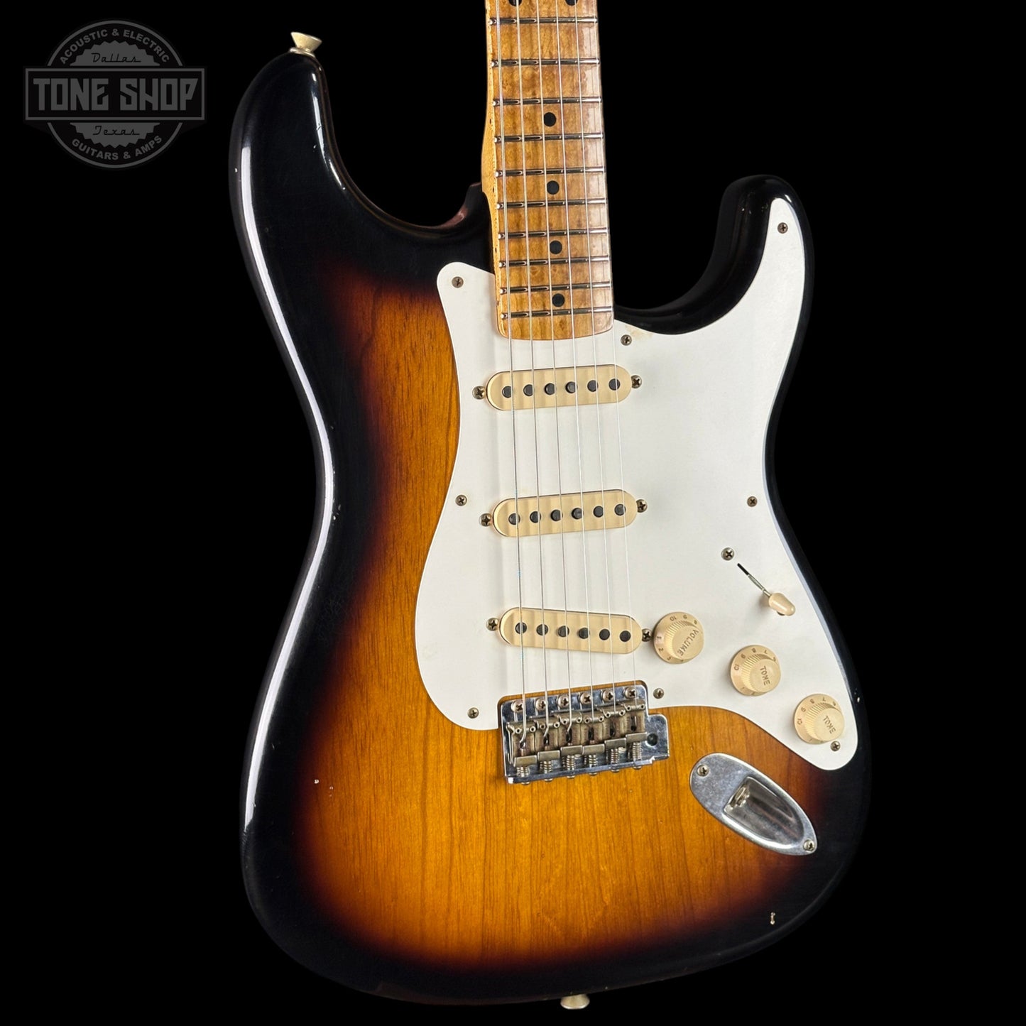 Fender Custom Shop TSG Exclusive ’57 Stratocaster Chambered 2-Tone Sunburst Journeyman Relic w/case CZ589346