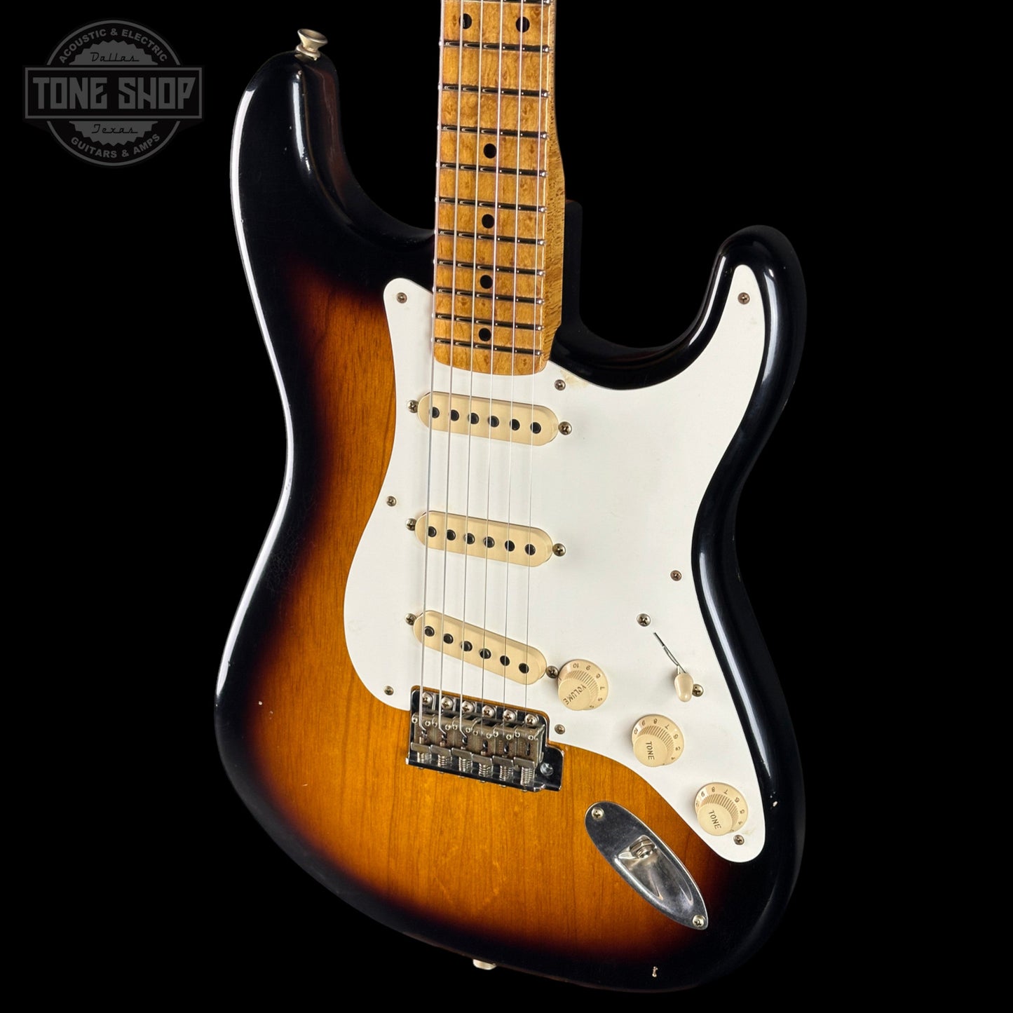 Fender Custom Shop TSG Exclusive ’57 Stratocaster Chambered 2-Tone Sunburst Journeyman Relic w/case CZ589346