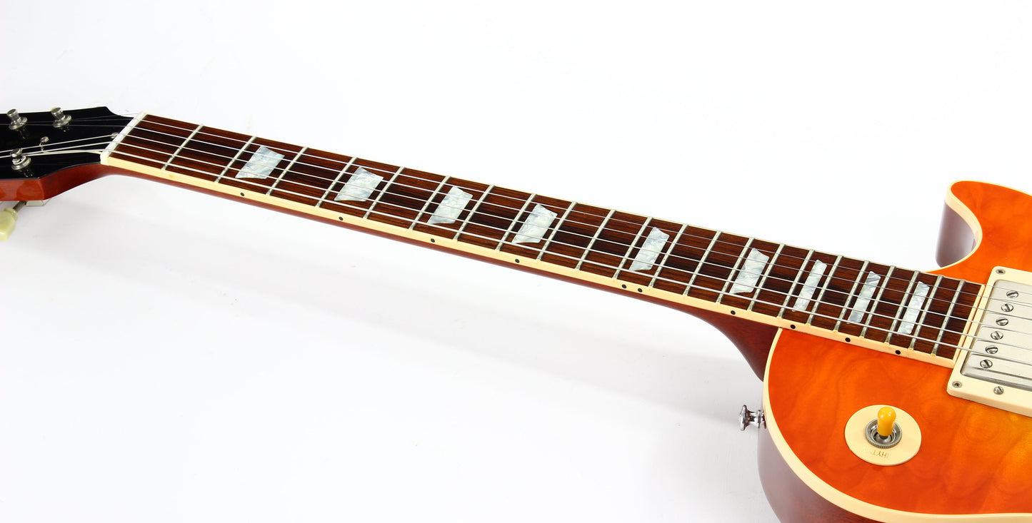 KILLER QUILT TOP! 2005 Gibson Custom Shop Class 5 Les Paul -- Tangerine Burst 1960 R0 60 1959 '59 Vibes