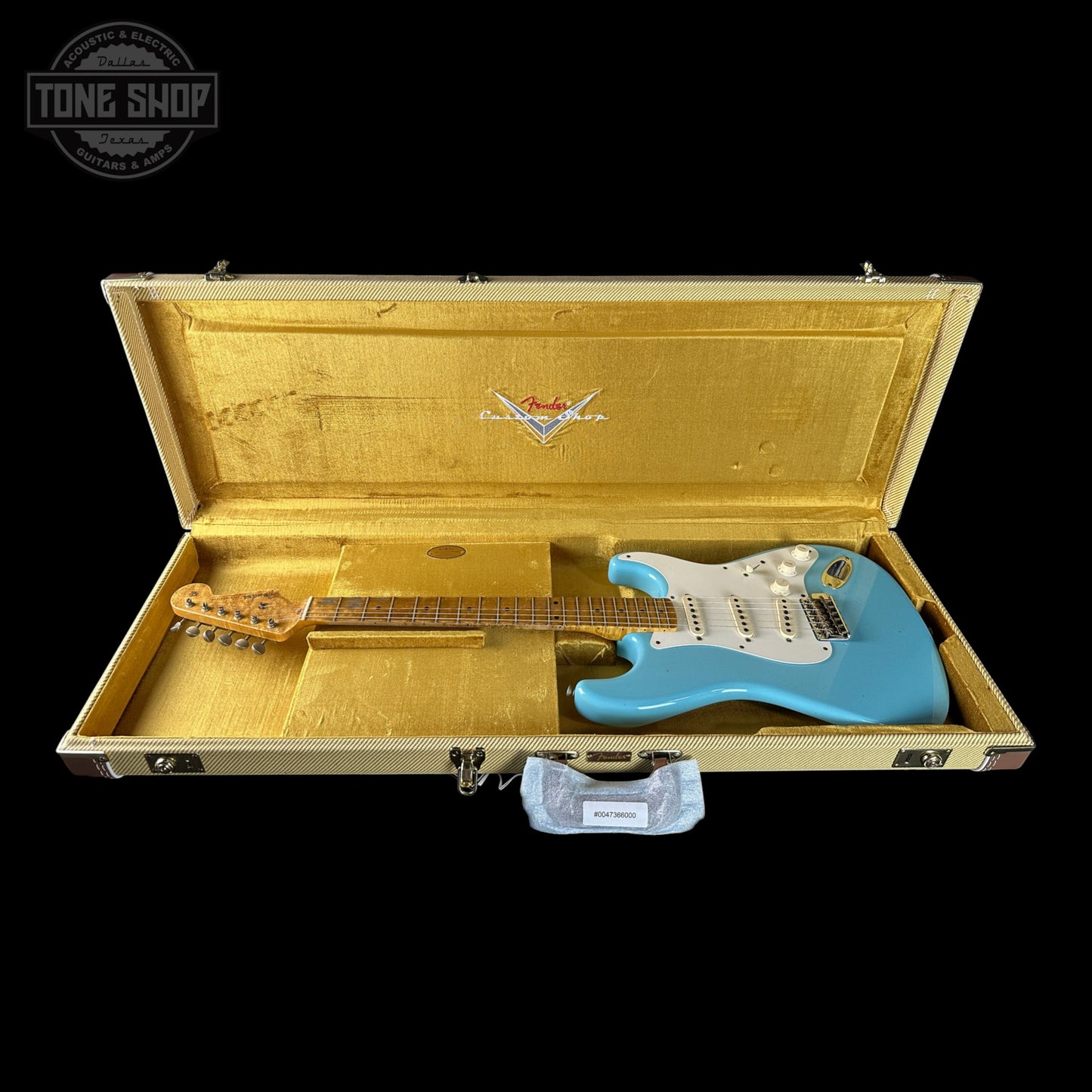 Fender Custom Shop TSG Exclusive ’57 Stratocaster Chambered Daphne Blue Journeyman Relic w/case CZ589262