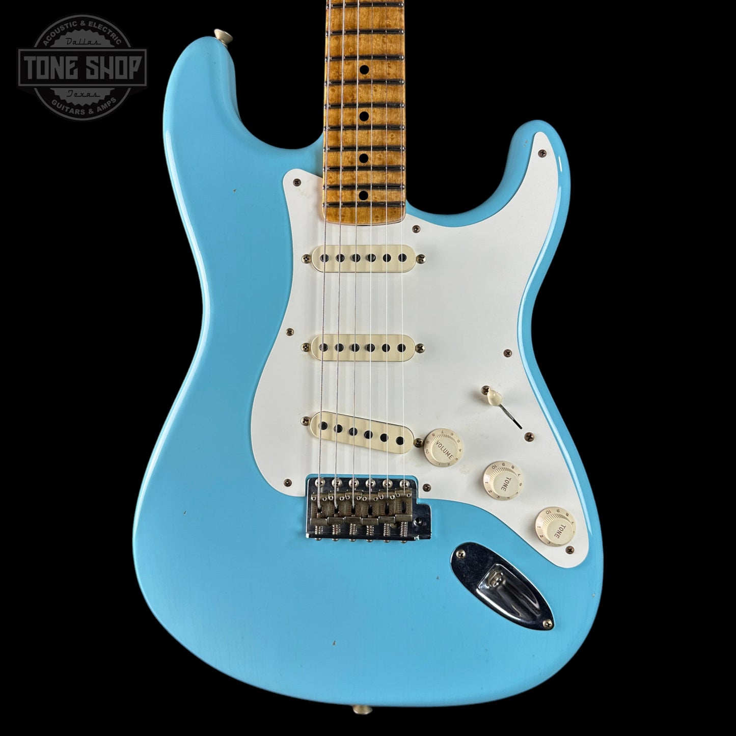 Fender Custom Shop TSG Exclusive ’57 Stratocaster Chambered Daphne Blue Journeyman Relic w/case CZ589262