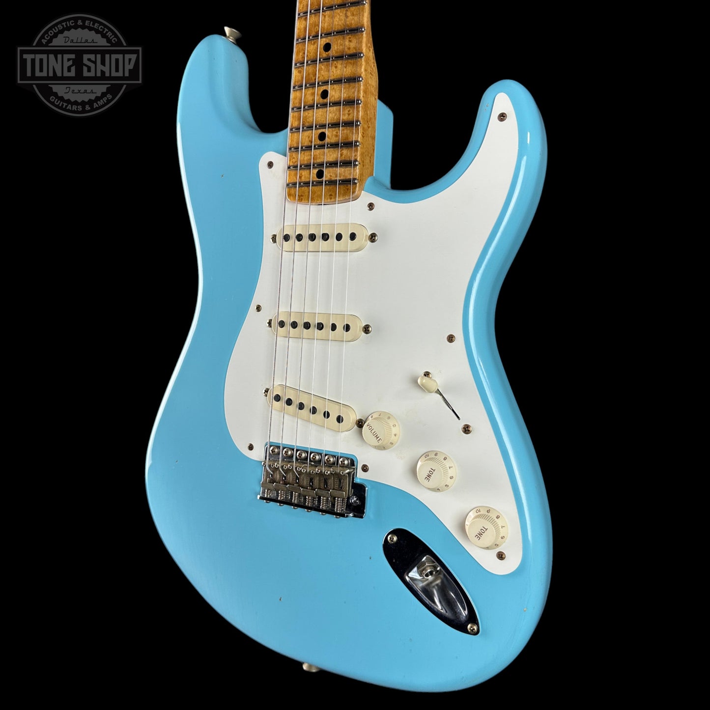 Fender Custom Shop TSG Exclusive ’57 Stratocaster Chambered Daphne Blue Journeyman Relic w/case CZ589262