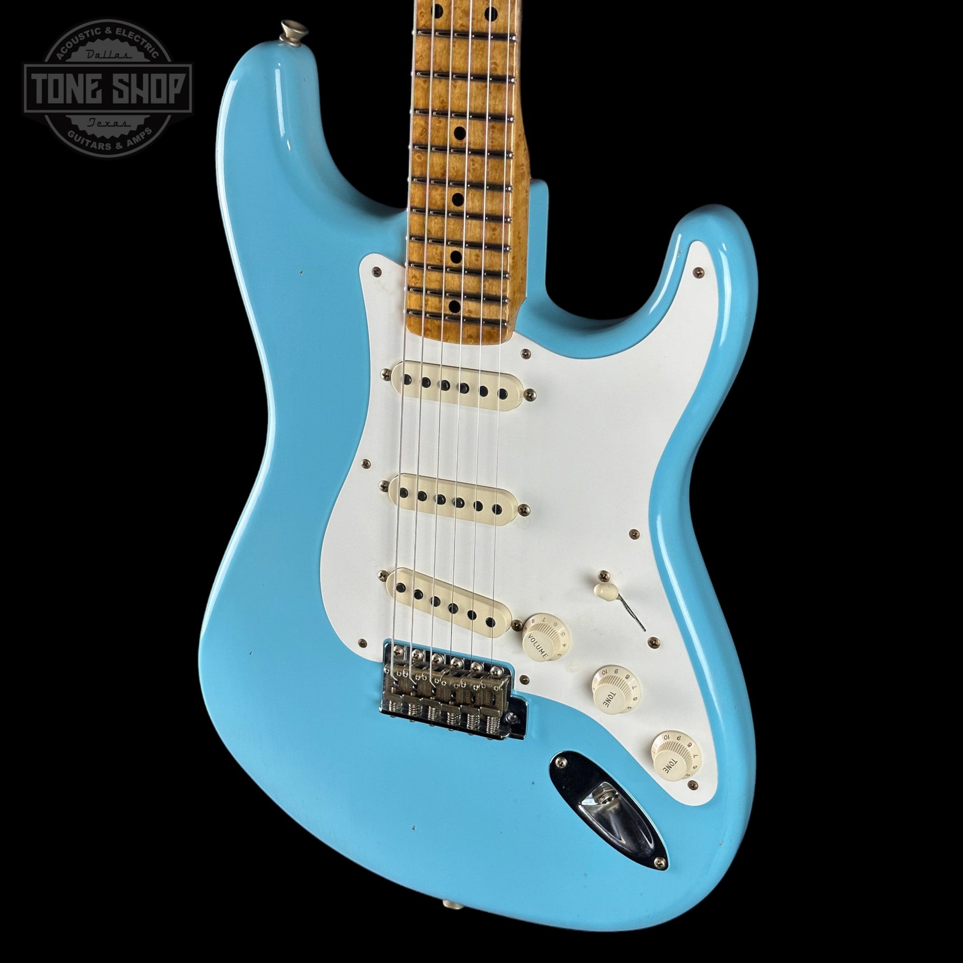 Fender Custom Shop TSG Exclusive ’57 Stratocaster Chambered Daphne Blue Journeyman Relic w/case CZ589262