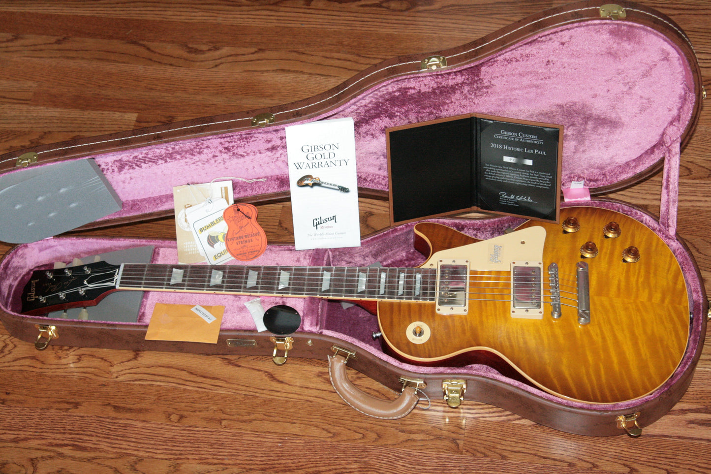 2018 Gibson 1959 Les Paul Historic Reissue! R9 59 HONEY LEMON FADE Custom Shop TH Spec