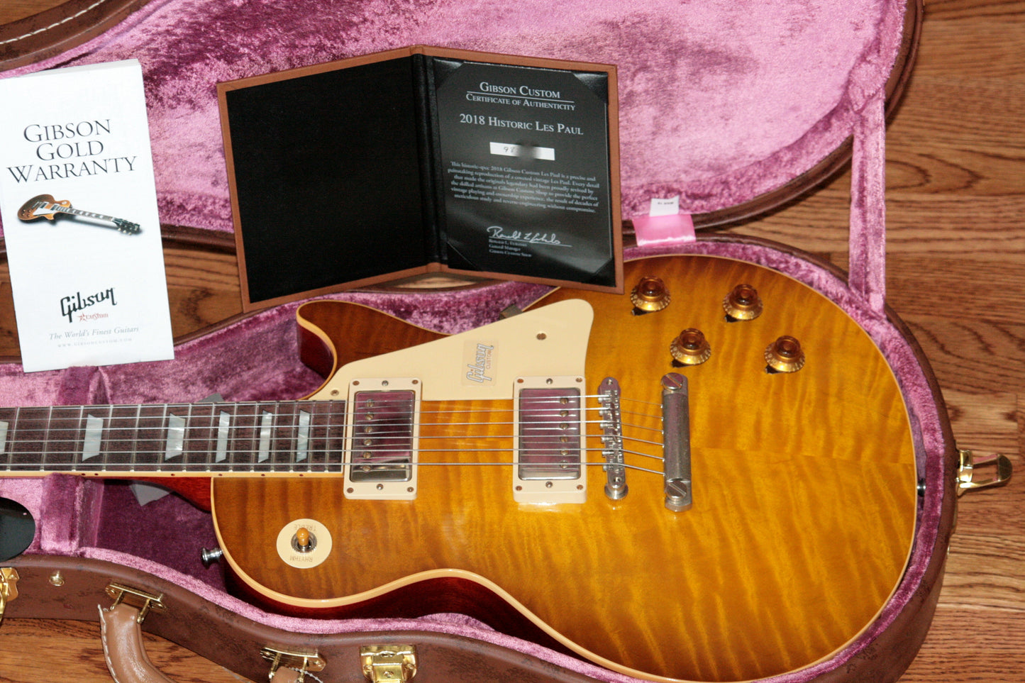 2018 Gibson 1959 Les Paul Historic Reissue! R9 59 HONEY LEMON FADE Custom Shop TH Spec